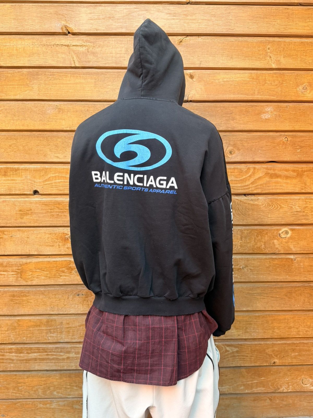 Balenciaga Balenciaga Runway Surfer Flannel Zip Size US L / EU 52-54 / 3 - 5 Thumbnail