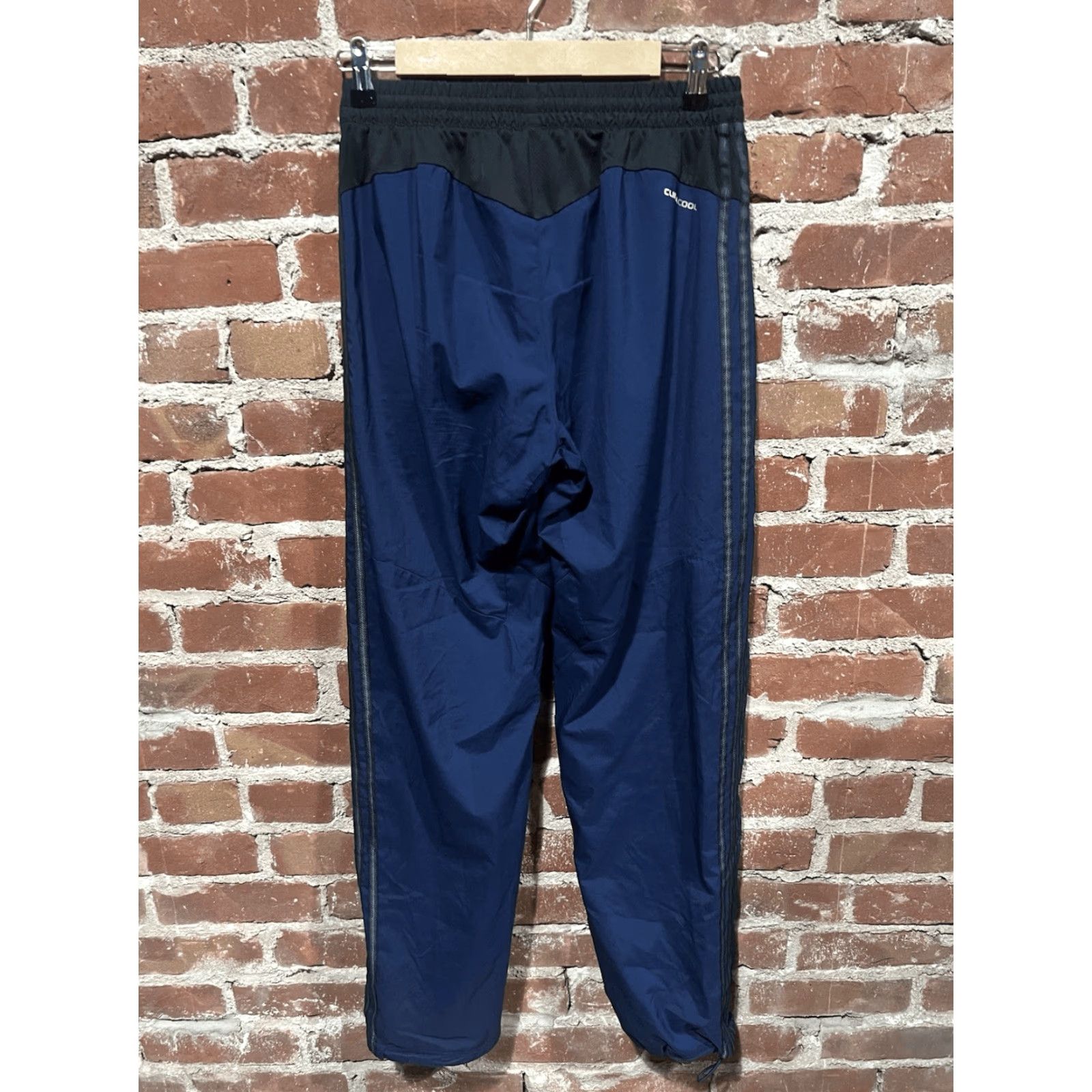 Adidas Adidas Mens Blue Athletic Sweatpants Pants Drawstring Climalite Size S Regular - Blue, Sweatpants, Activewear, Men Size US 29 - 2 Thumbnail