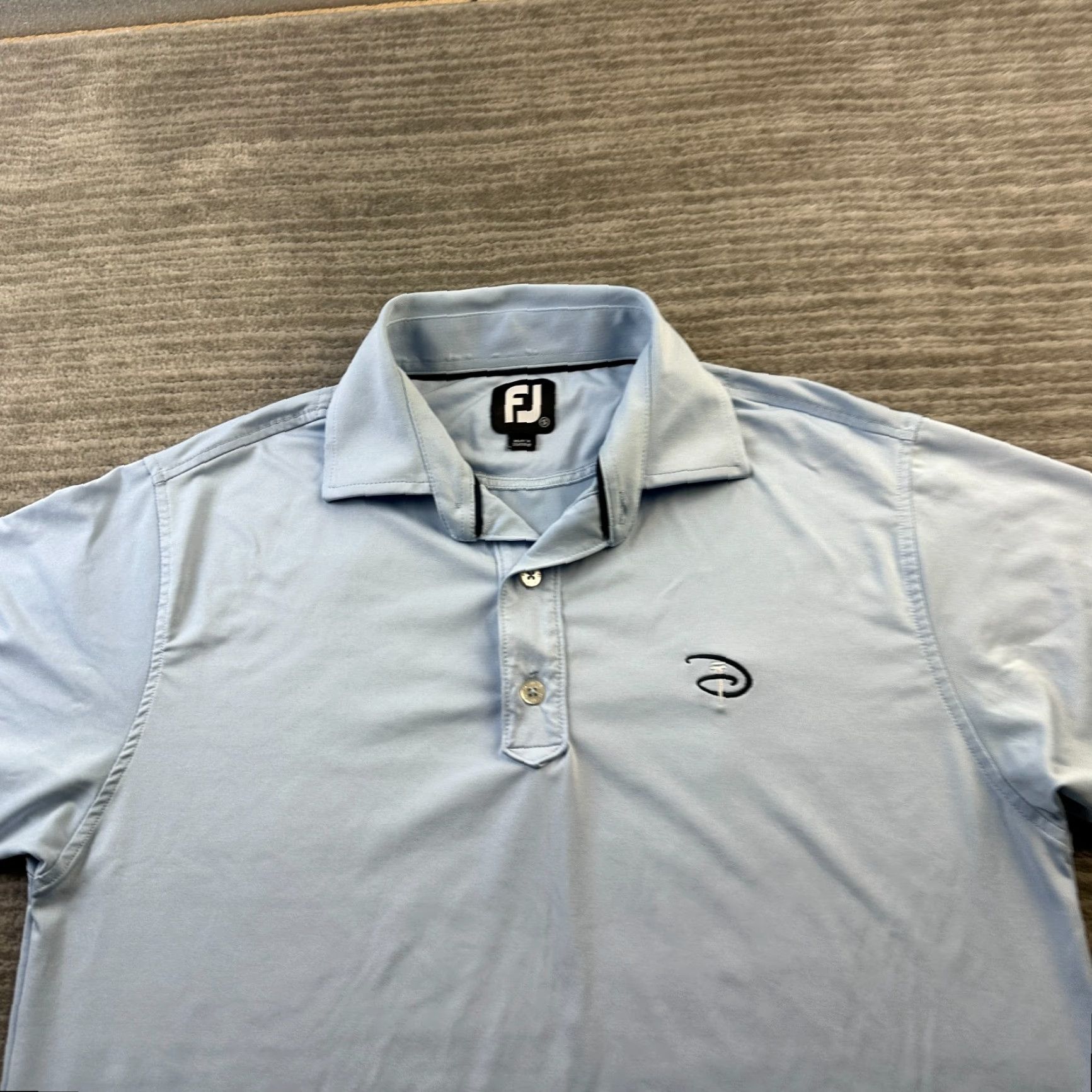 Footjoy FootJoy Polo Shirt Mens Small Blue Golf Performance Disney Size US S / EU 44-46 / 1 - 3 Thumbnail