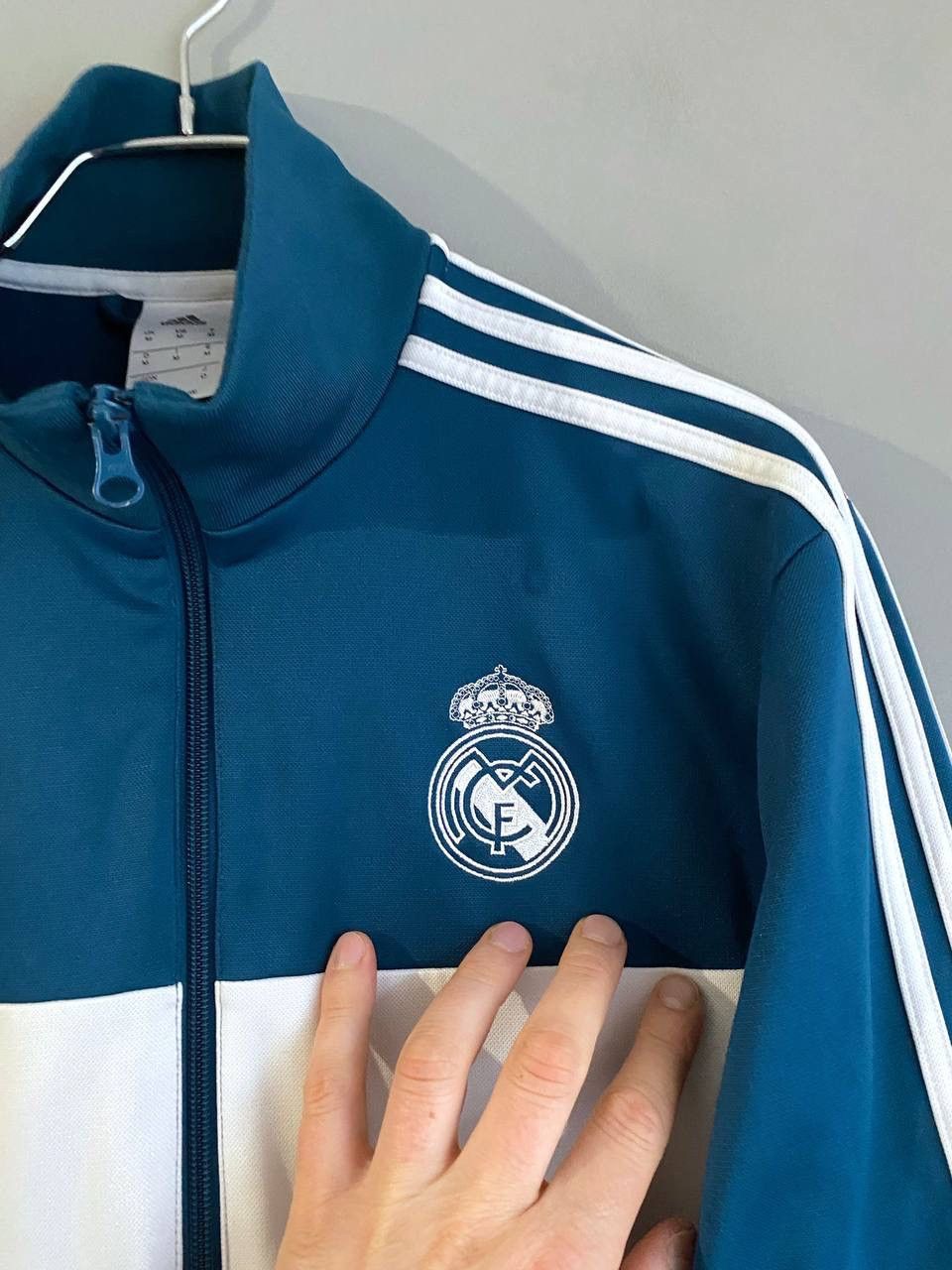 Adidas Real Madrid 2017/18 Pre Match Soccer Track Jacket, M BR2496 Size US M / EU 48-50 / 2 - 4 Thumbnail