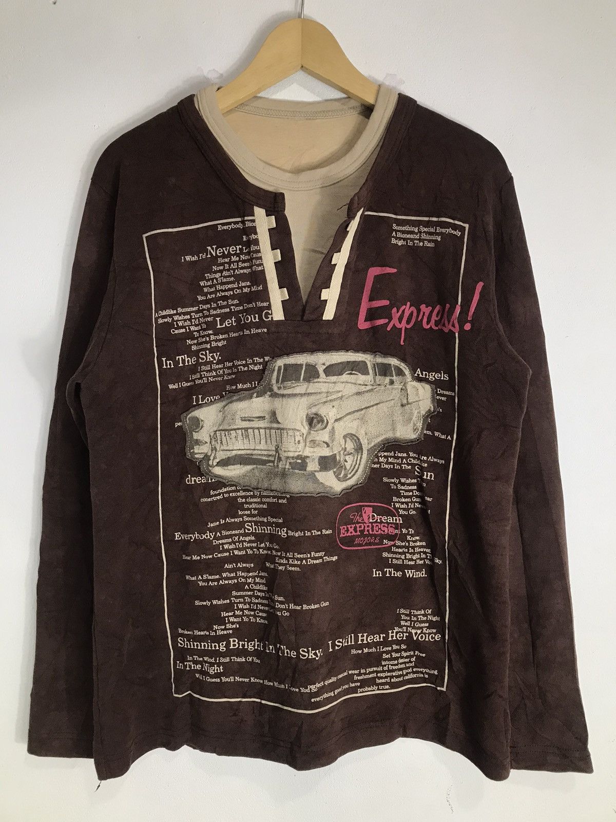 Hysteric Glamour Undefined Poem long sleeve double layer Size US L / EU 52-54 / 3 - 1 Thumbnail