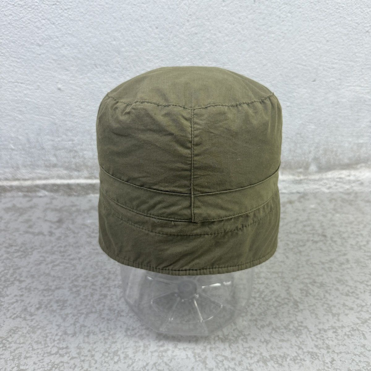 Vintage Fatigue Hat with Ear Flaps Winter Patrol Cap Size ONE SIZE - 4 Thumbnail
