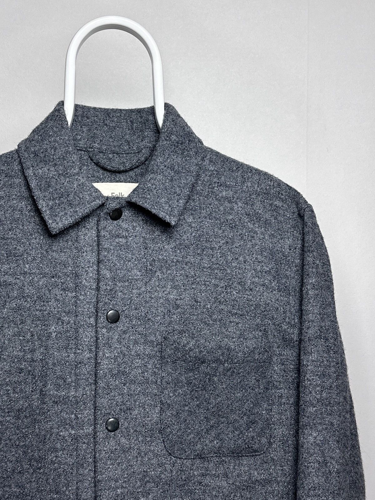 Folk Folk Wool Blend Button Up Overshirt Jacket Coat Size 3 Size US M / EU 48-50 / 2 - 3 Thumbnail