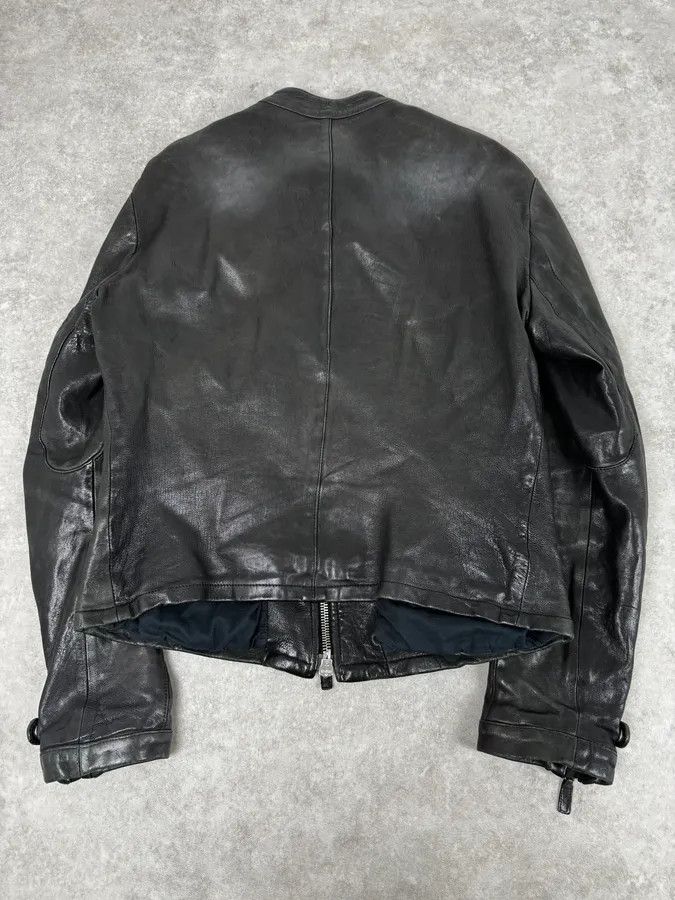 Emporio Armani SS2012 Emporio Armani Black Biker Leather Jacket Size US M / EU 48-50 / 2 - 5 Thumbnail