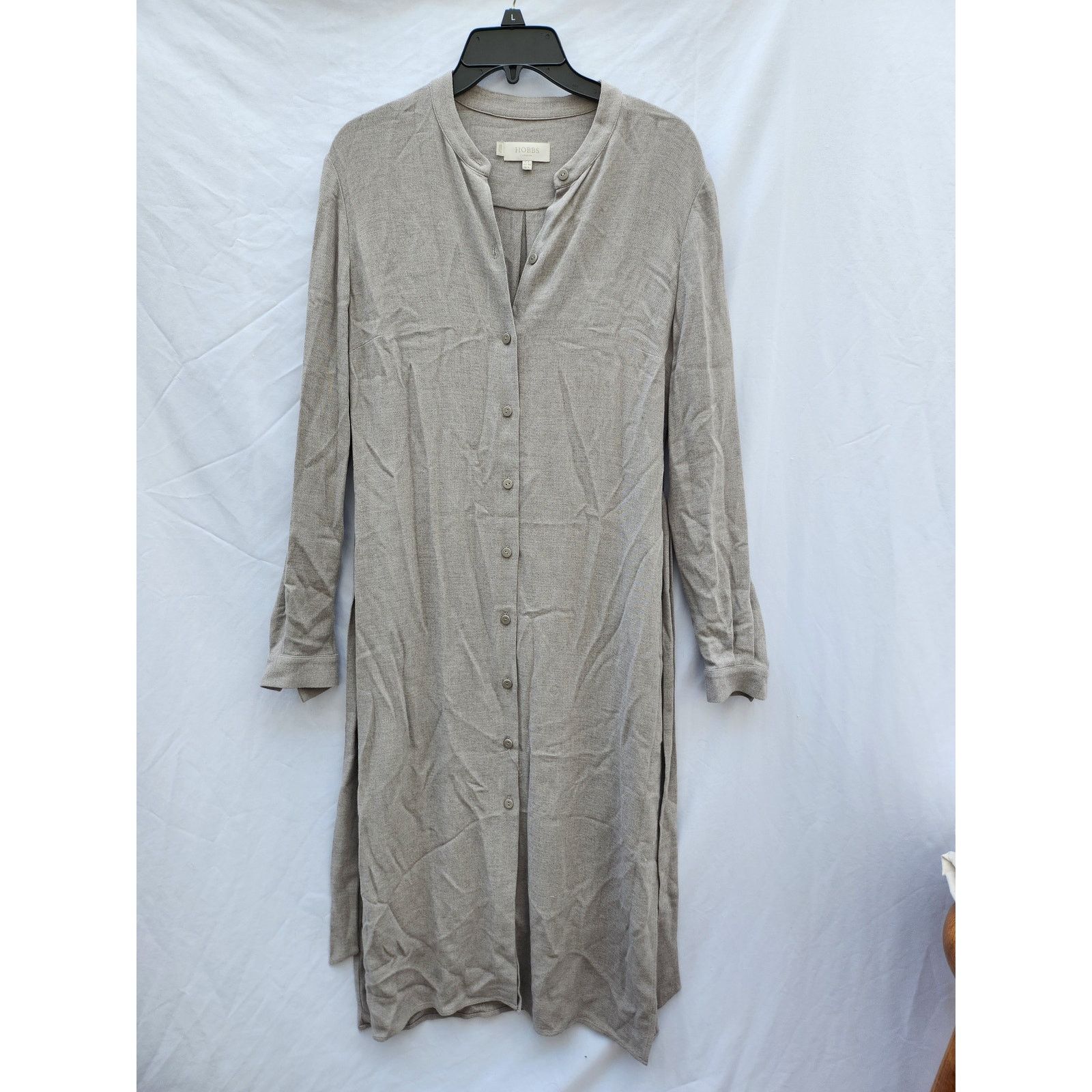 Hobbs London Hobbs London Wool-Blend Belted Shirtdress Women's 4 Size S / US 4 / IT 40 - 3 Thumbnail