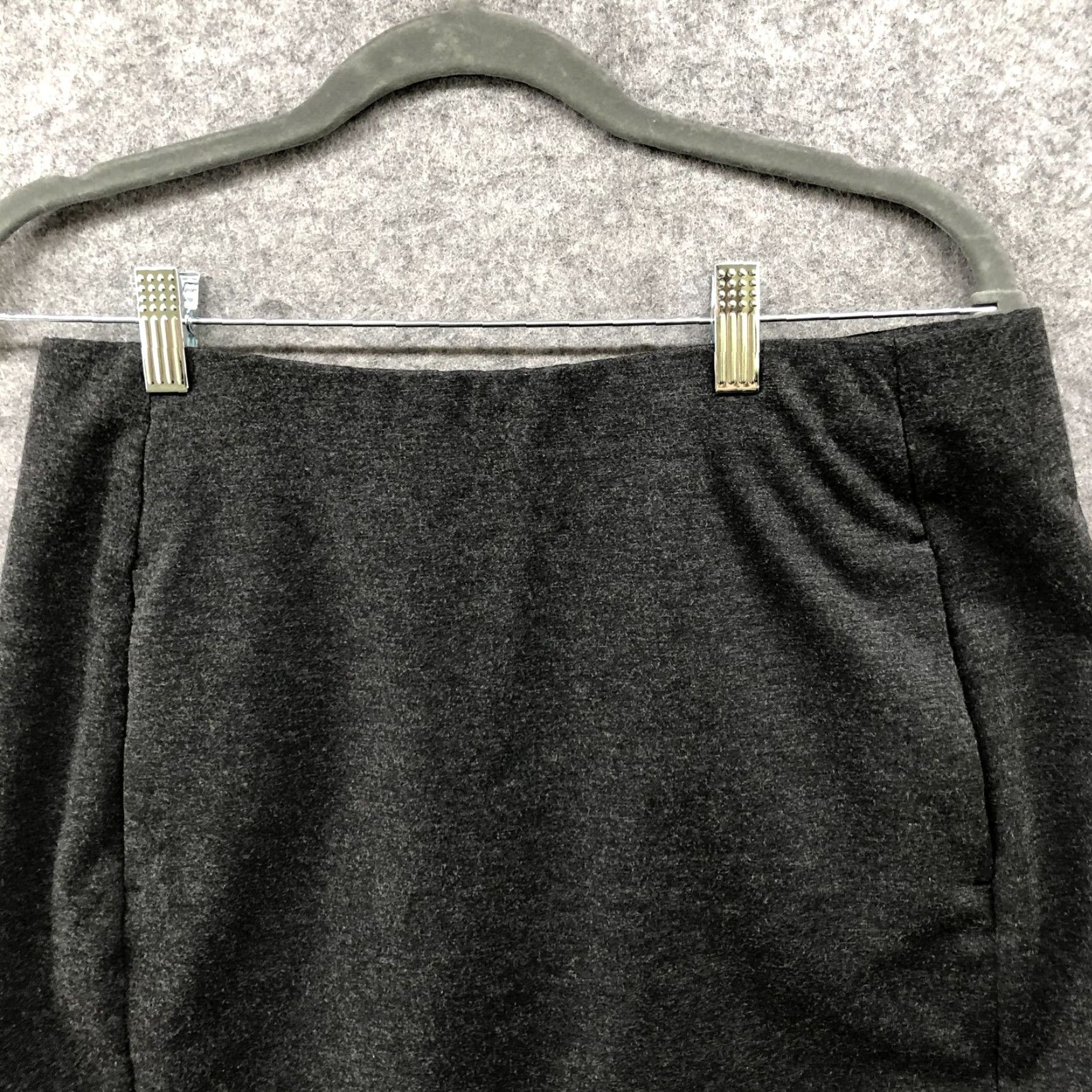 J. Jill J. Jill Skirt Womens S Gray Ponte Pencil Pull On Career Workwear Size 28" / US 6 / IT 42 - 3 Thumbnail