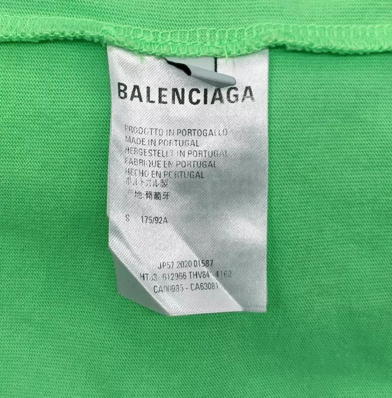 Balenciaga Balenciaga WFP一代 Alphabet Printed Logo Round Neck Short Sl Size US S / EU 44-46 / 1 - 6 Thumbnail
