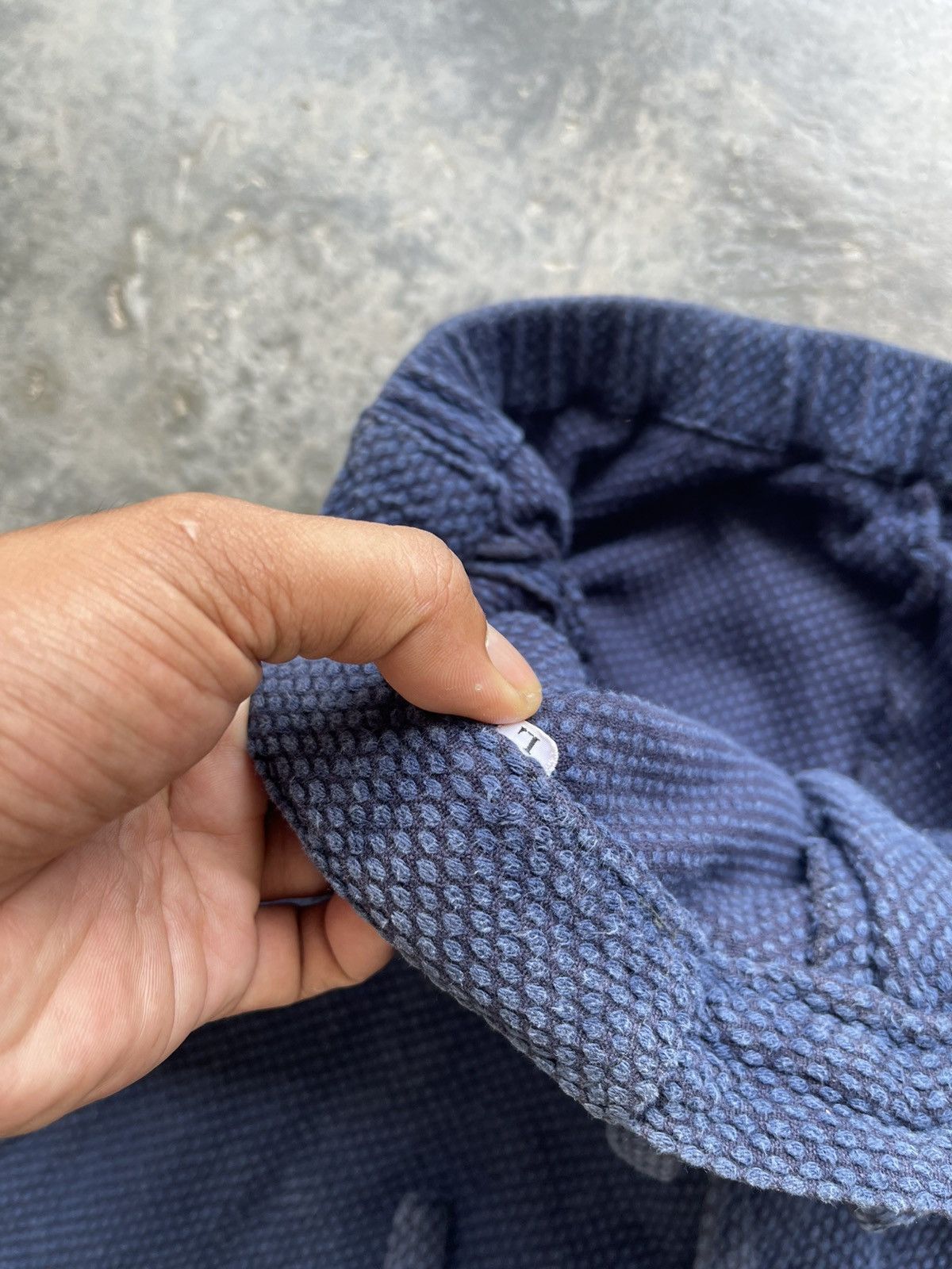 Japan Blue Vintage Indigo Dyed Thick Yarn Samue Japanese Worker Set Size US L / EU 52-54 / 3 - 5 Thumbnail