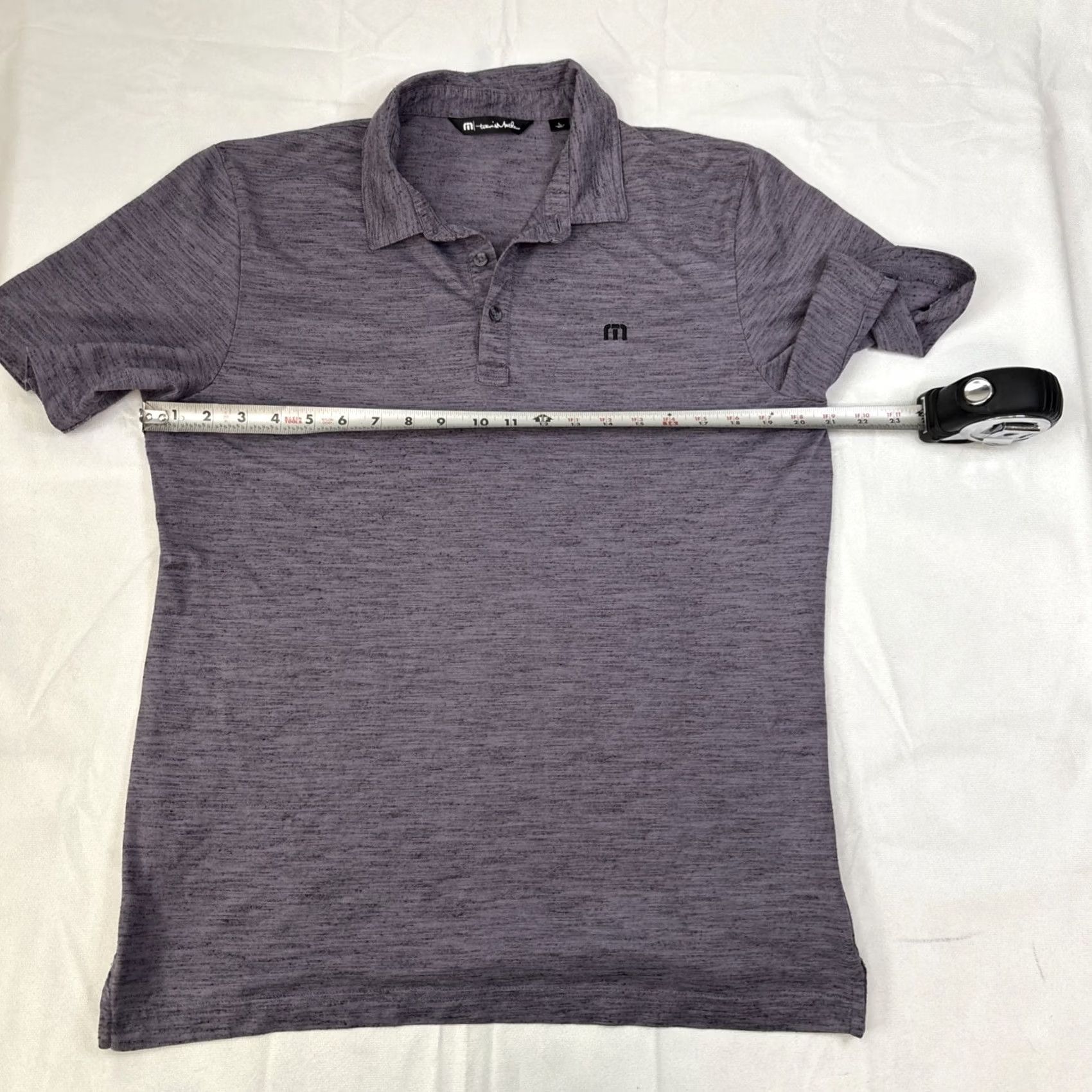 TravisMathew Travis Mathew Golf Polo Shirt Mens Large Gray Short Sleeve Proformance Size US L / EU 52-54 / 3 - 5 Thumbnail