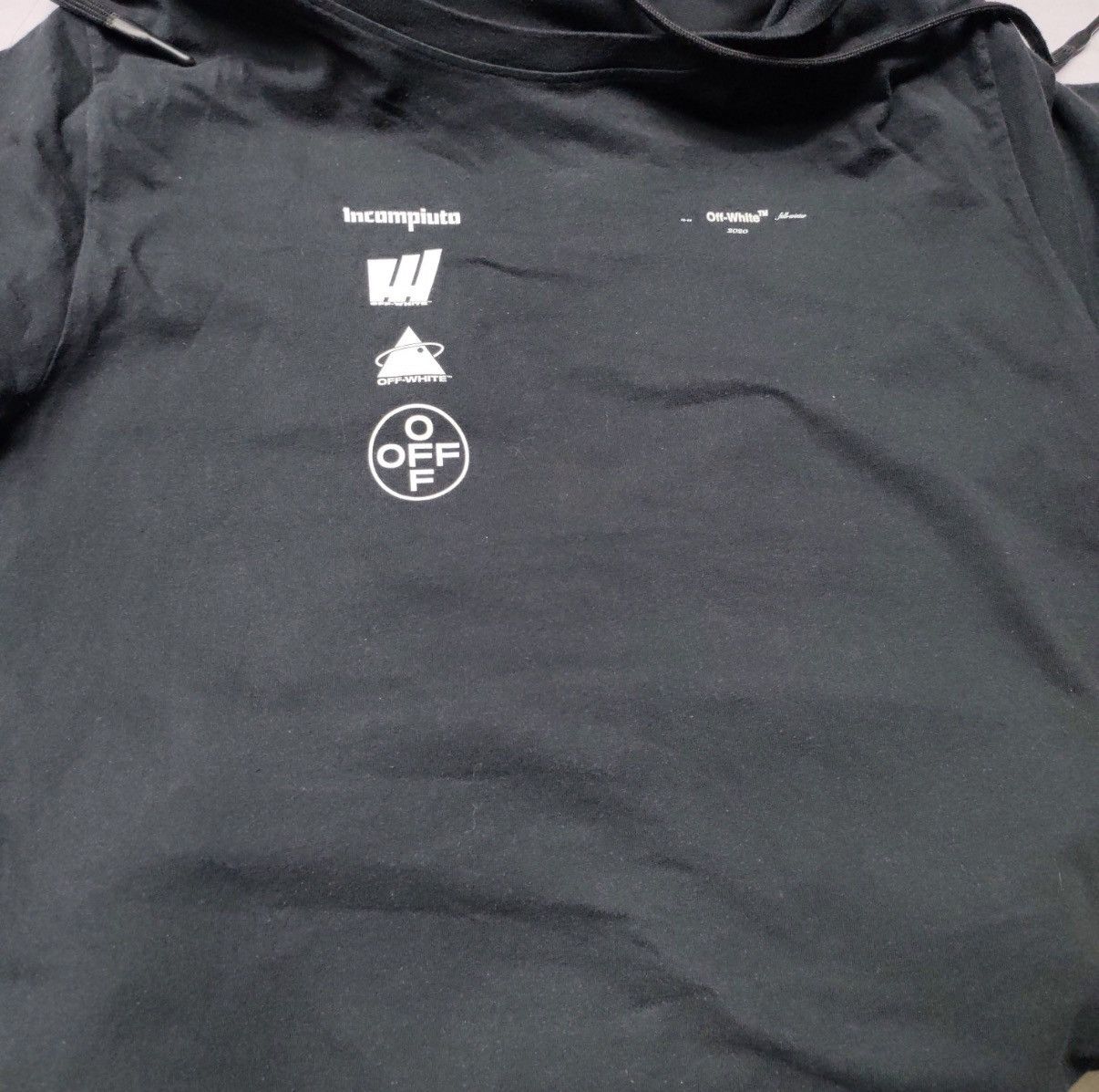 Off-White 19AW Off-White Diag Mariana Double Tee Hoodie Size US M / EU 48-50 / 2 - 8 Thumbnail