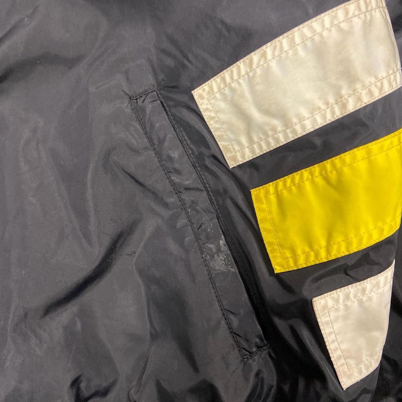 Adidas Vintage White / Yellow Adidas Puffer Jacket Size US L / EU 52-54 / 3 - 8 Thumbnail