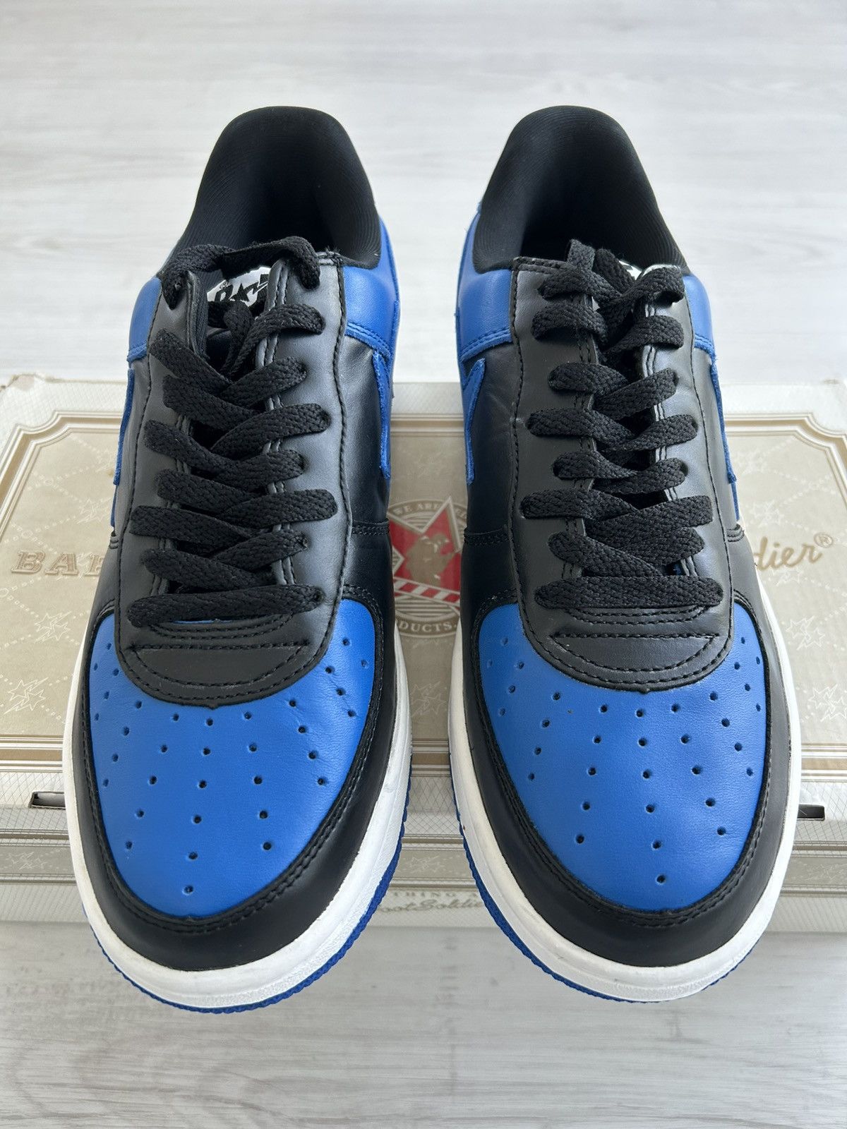 Bape VERY RARE OG 2003 A BATHING APE ROYAL BLUE BAPESTA Size US 9 / EU 42 - 8 Thumbnail