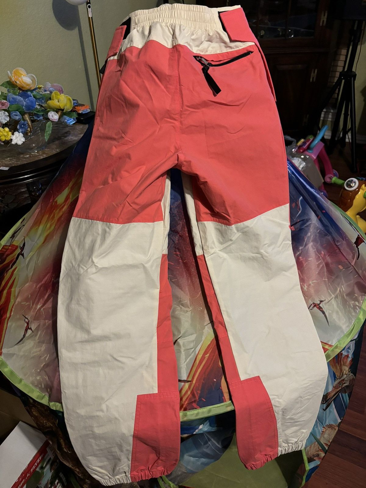 The North Face Gucci X The North Face Cotton Pants White/Dark Pink Size 26" / US 2 / IT 38 - 2 Thumbnail