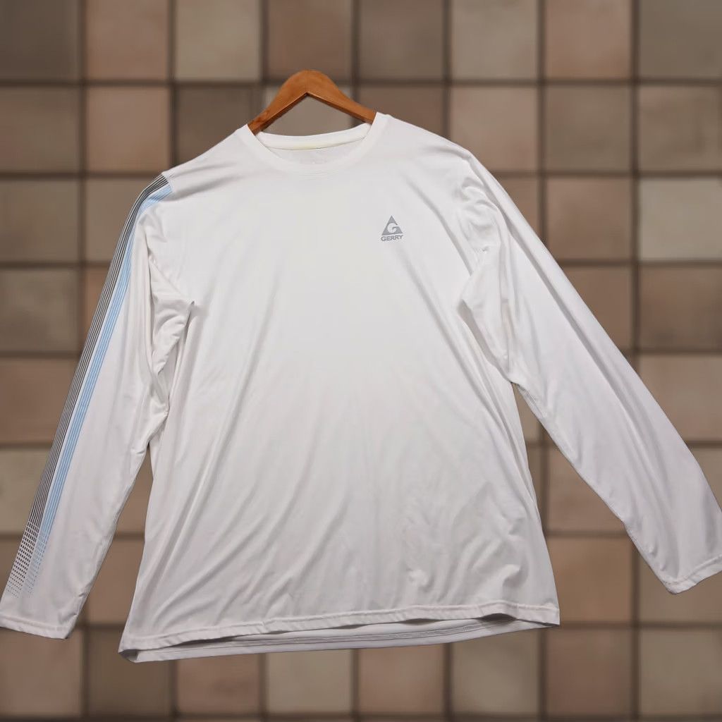 Vintage Gerry Performance Shirt Men's XL White Active Top Long Sleeve UPF Size US XL / EU 56 / 4 - 1 Thumbnail