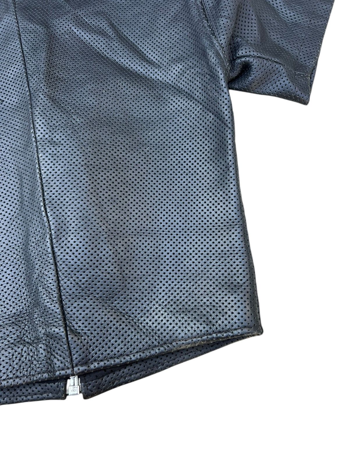 Leather Vintage Bikers Corin Motors Japan Patina Mesh Leather Shirt Size US S / EU 44-46 / 1 - 21 Thumbnail