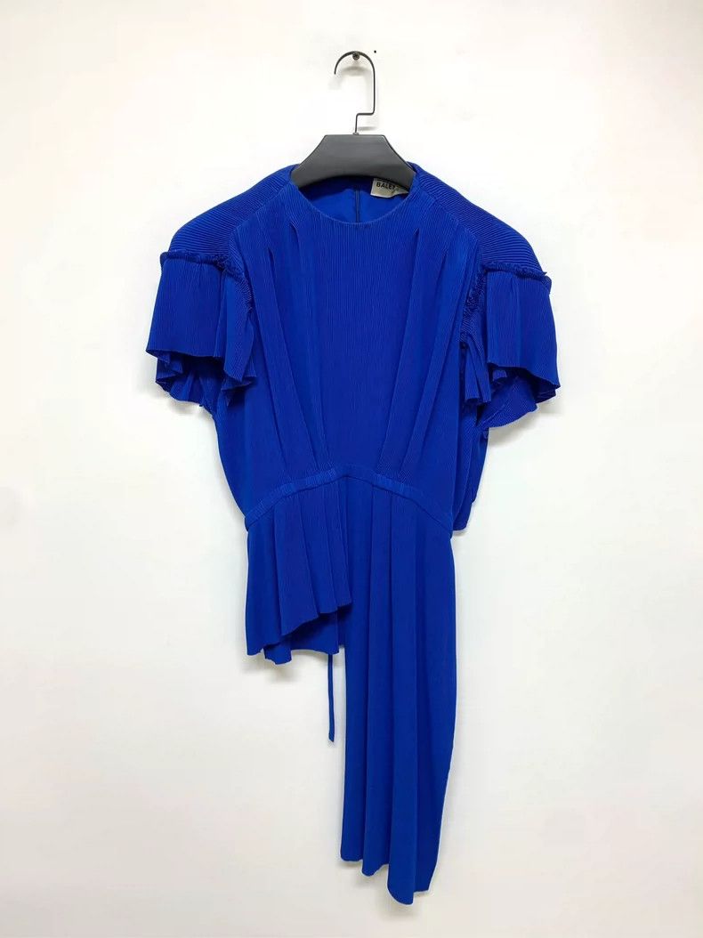 Balenciaga Balenciaga size 36 Blue Pleated Top/Size 36 Size XS / US 0-2 / IT 36-38 - 1 Thumbnail