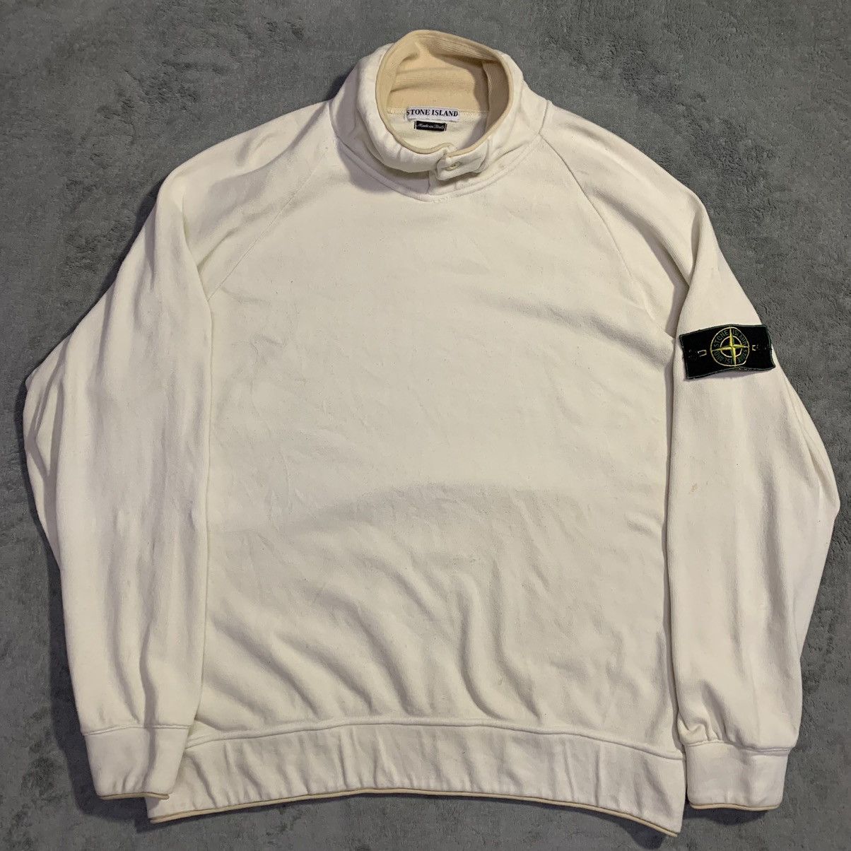 Stone Island Vtg 90's Stone Island Sweatshirt Size US XL / EU 56 / 4 - 1 Thumbnail