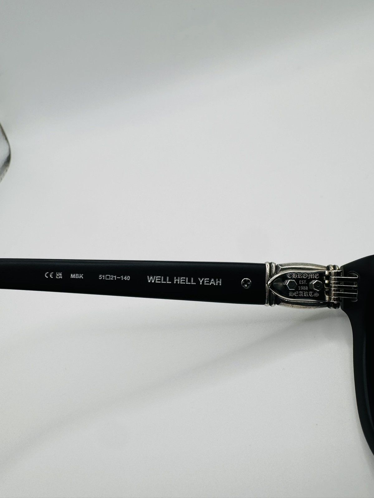 Chrome Hearts Chrome Hearts Well Hell Yeah Sunglasses Size ONE SIZE - 8 Thumbnail