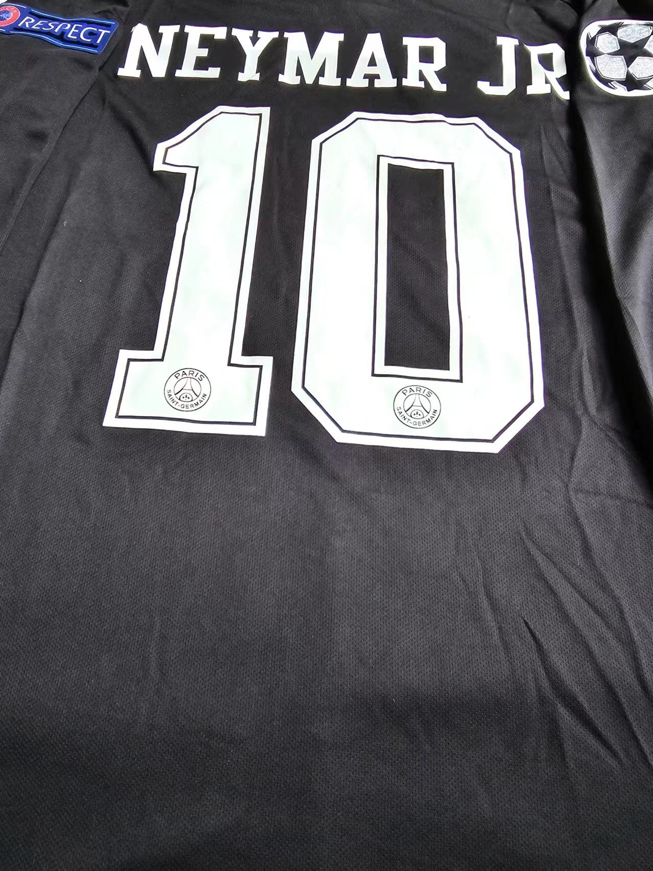 Other 2018 19 PSG #10 Neymar Jersey Black Size US XXL / EU 58 / 5 - 4 Thumbnail