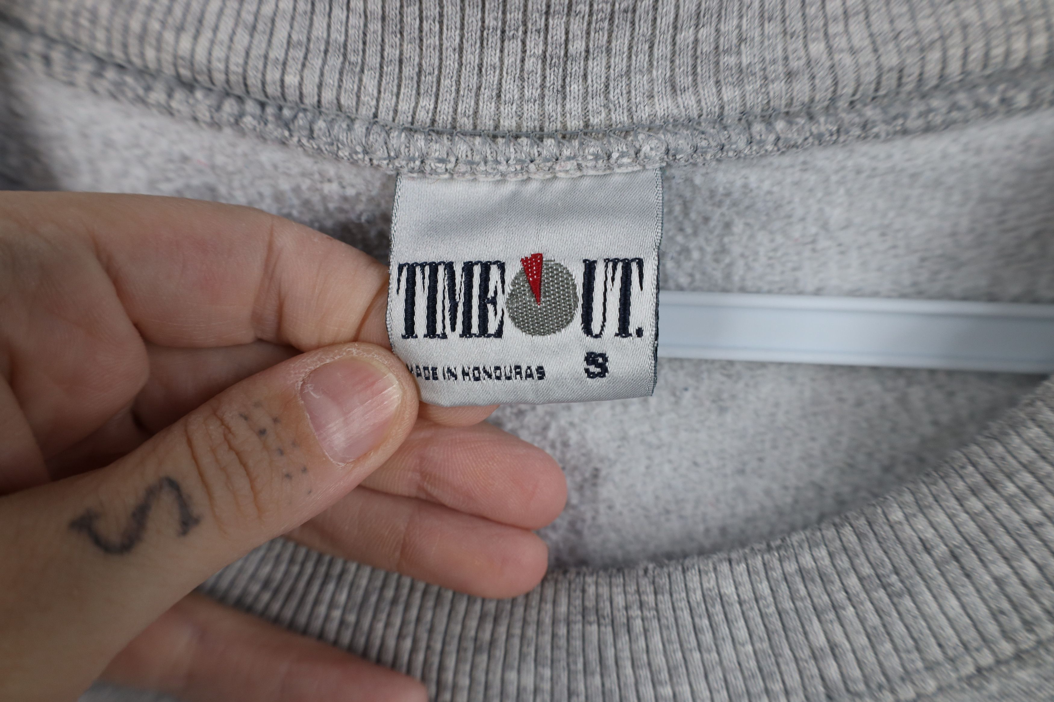 Vintage Vintage 90s Spell Out Ohio State University Sweatshirt Gray Size US S / EU 44-46 / 1 - 12 Thumbnail