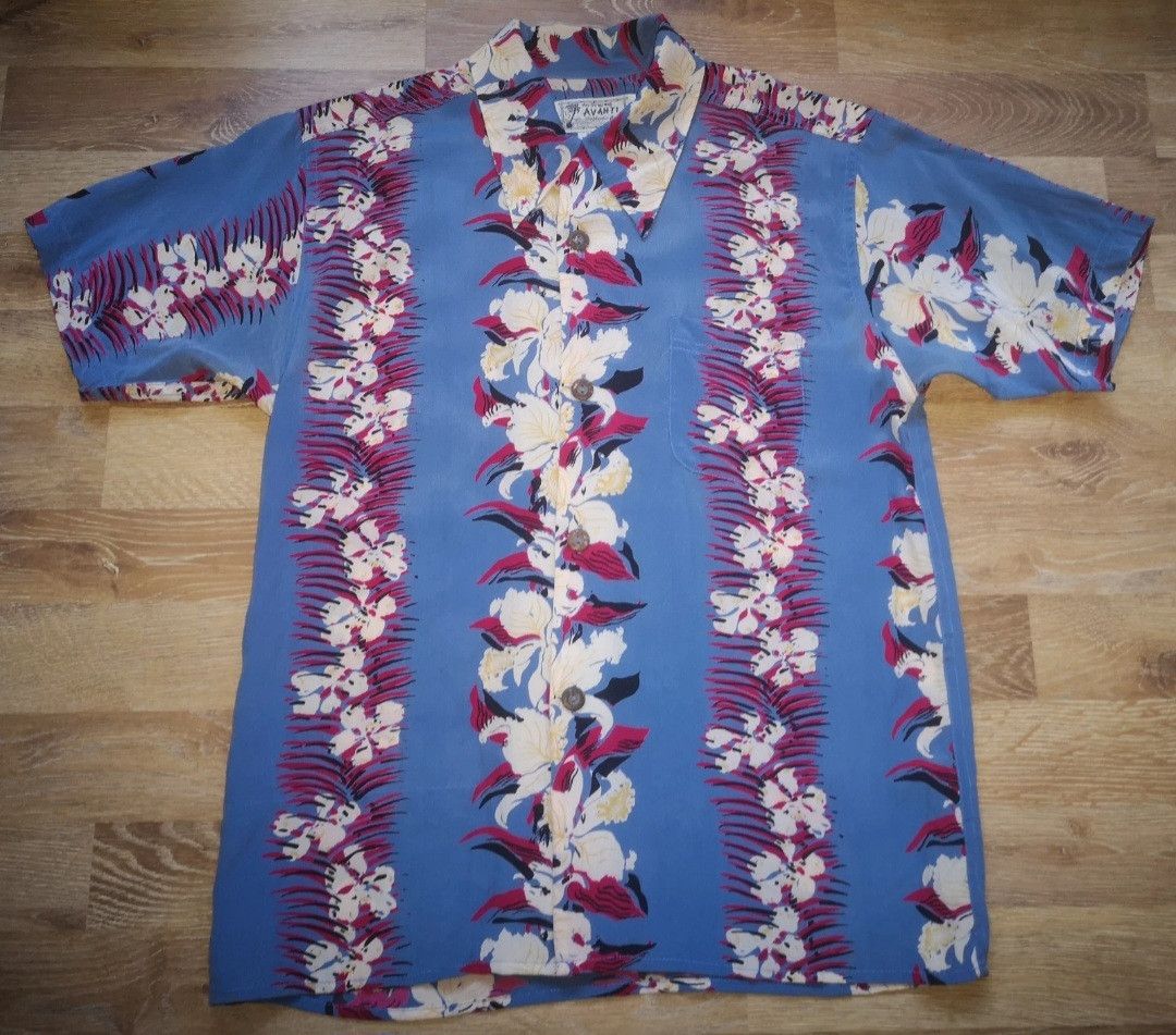 Japanese Brand × Sun Surf × Toyo Enterprises Vintage Avanti Hawaiian Open Collar Silk Rayon Hawaii Shirt Size S / US 4 / IT 40 - 1 Thumbnail