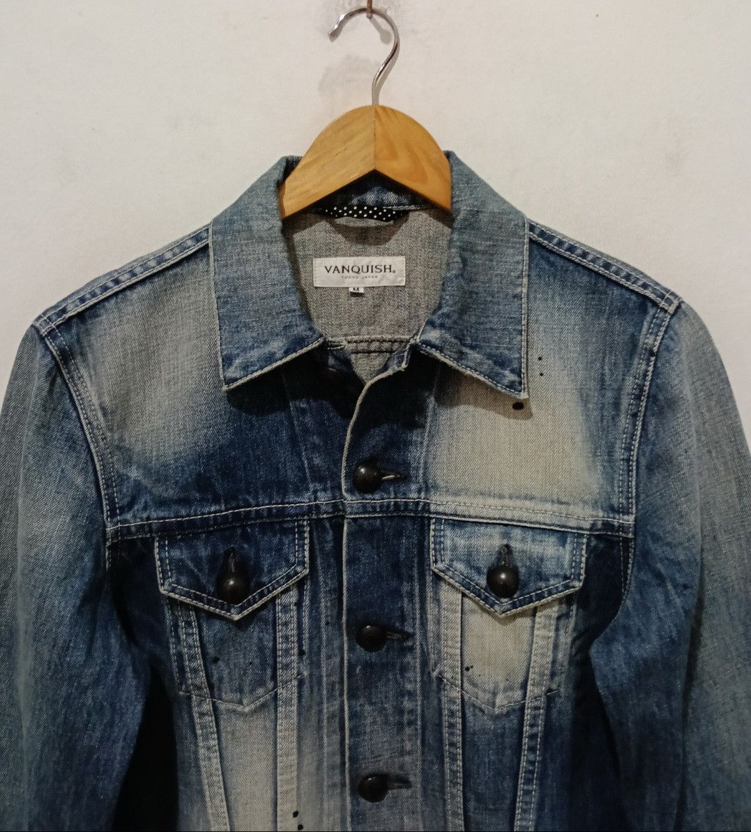 Vanquish VANQUISH Tokyo Japan Trucker Denim Jacket Size US M / EU 48-50 / 2 - 4 Thumbnail