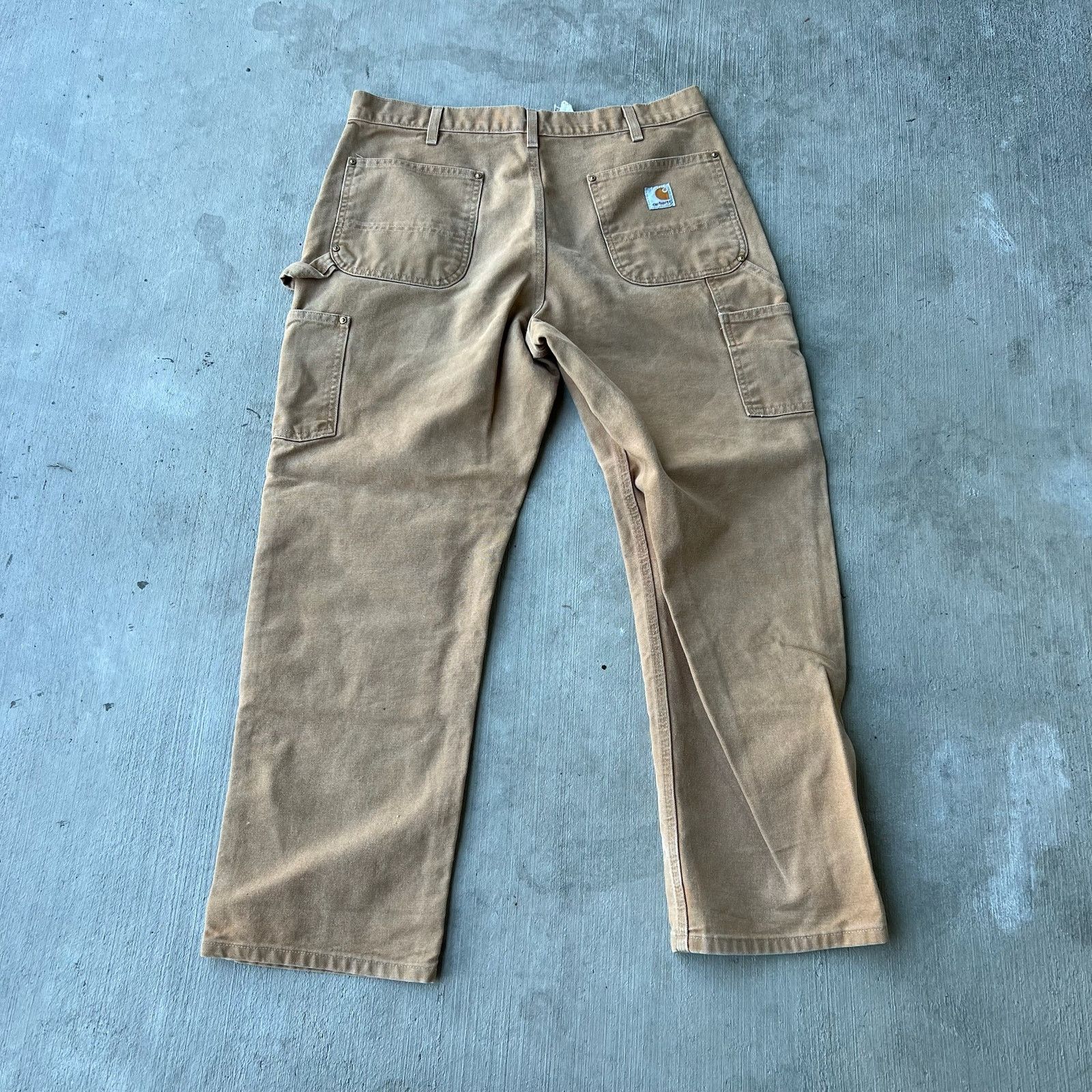 Carhartt × Vintage Carhartt brown double knee work wear carpenter pants Size US 33 - 5 Thumbnail