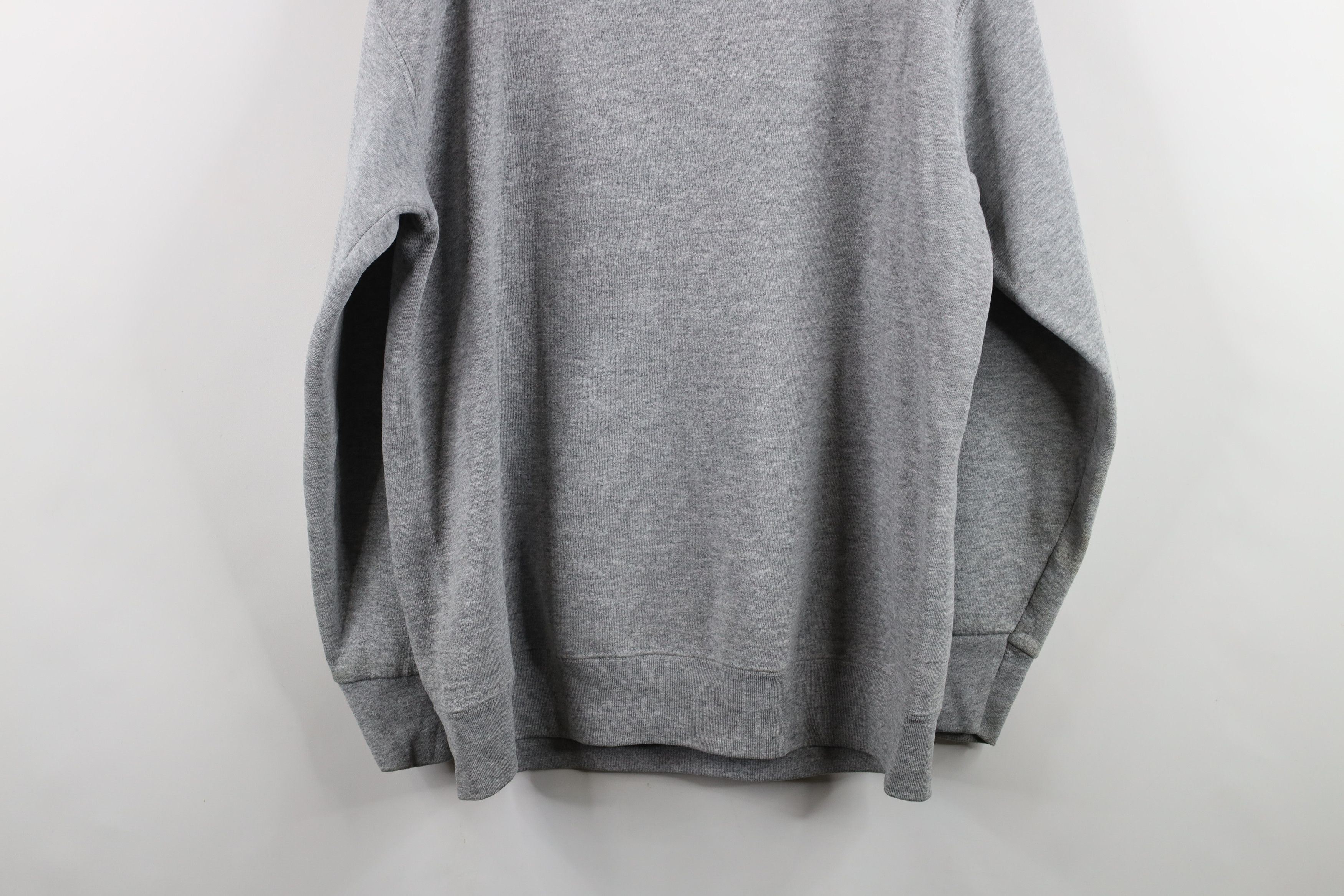 Vintage Vintage 90s Streetwear Crewneck Sweatshirt Heather Gray Size US XL / EU 56 / 4 - 12 Thumbnail
