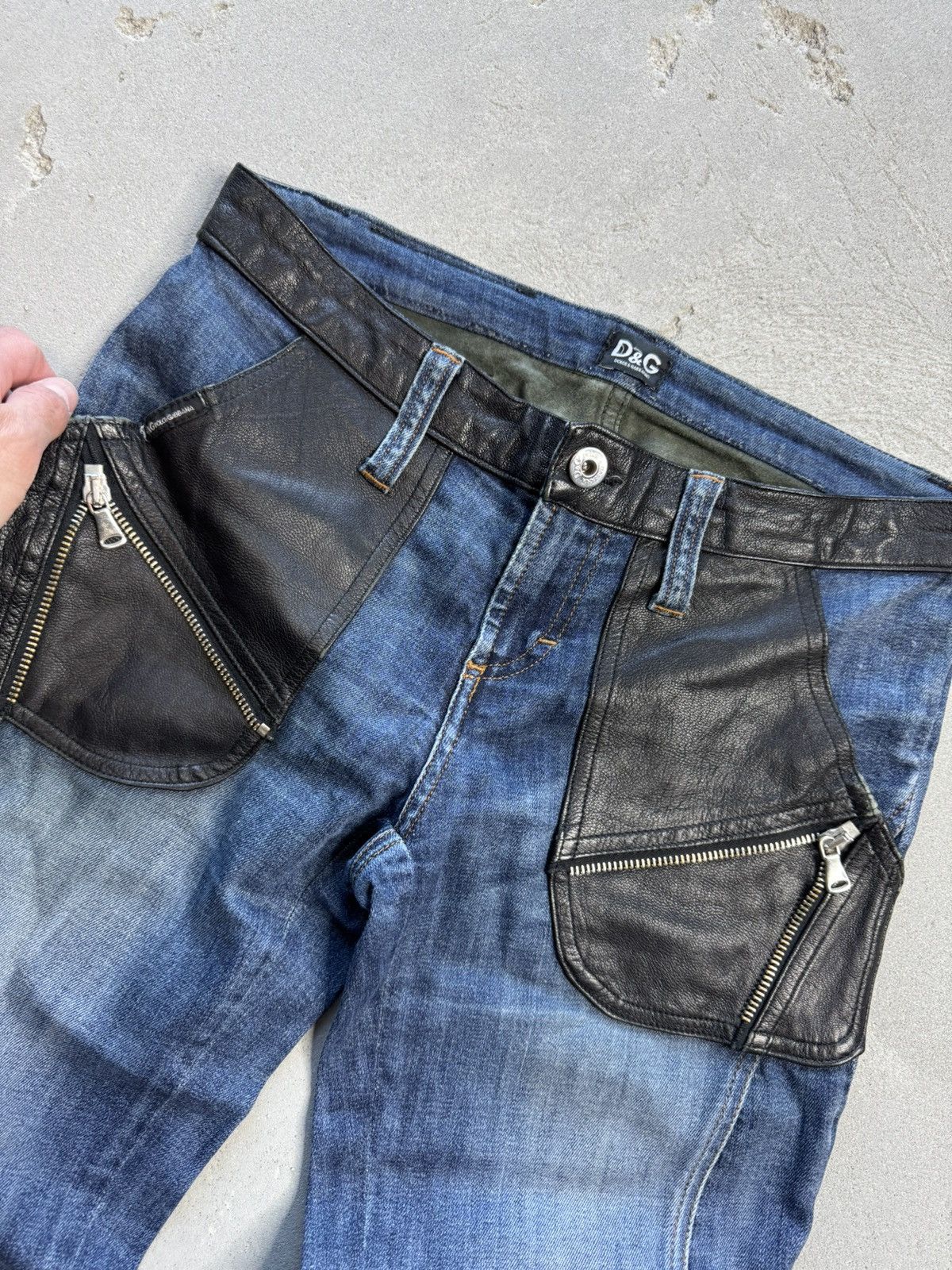 Designer × Dolce & Gabbana × Vintage Vintage Dolce & Gabbana Jeans Sweatpants Pants Size 28" / US 6 / IT 42 - 5 Thumbnail