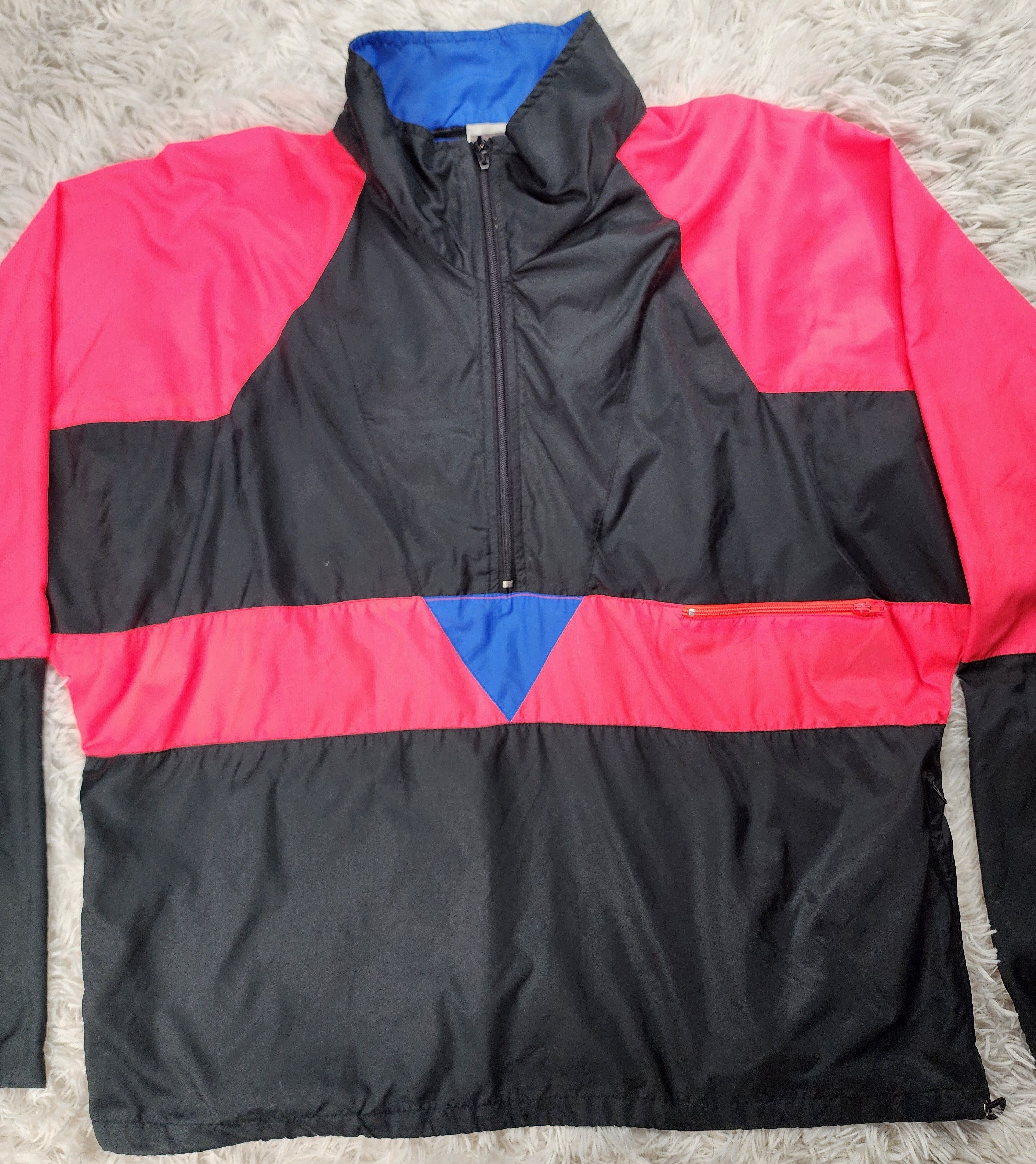 Nike Vintage Nike 1/2 zipper windbreaker jacket Size US L / EU 52-54 / 3 - 4 Thumbnail