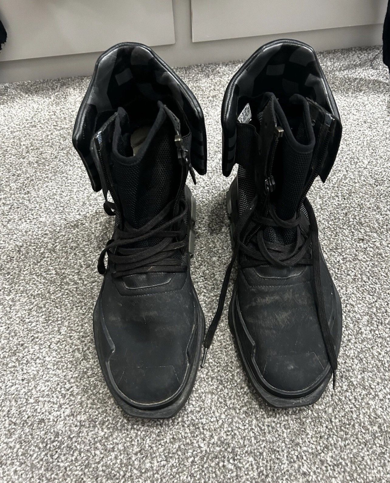Adidas Y-3 Yohji Yamamoto Adidas High Top Sneakers In Black. Size 8 Size US 8 / EU 41 - 2 Thumbnail