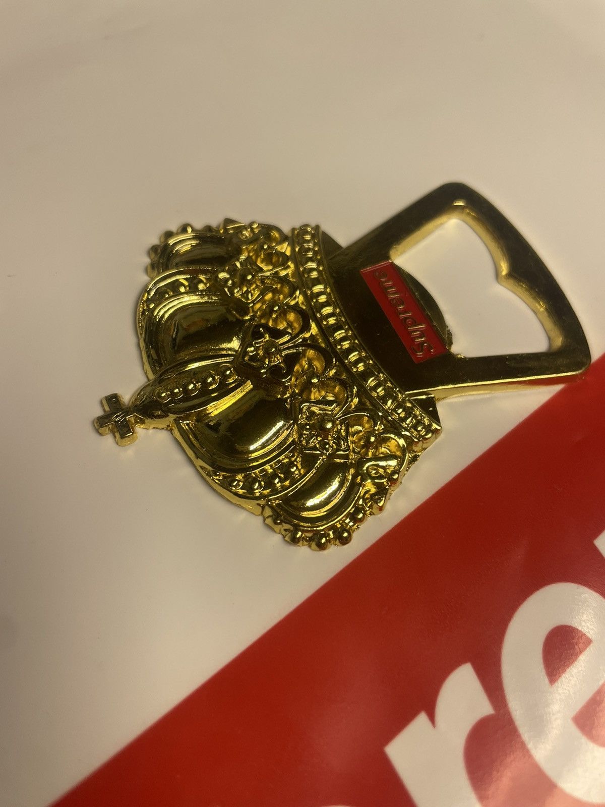 Supreme × Vintage Supreme Gold Crown Bottle Opener FW13 Size ONE SIZE - 5 Thumbnail