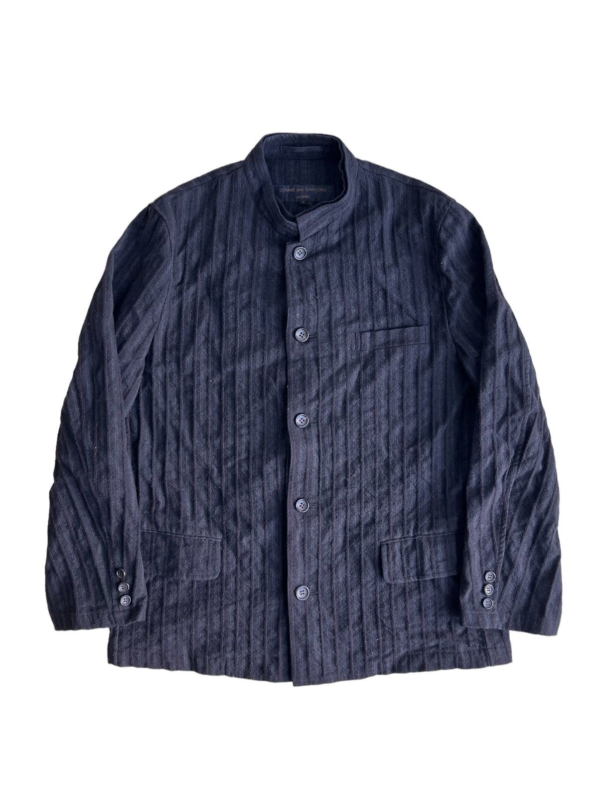Comme des Garcons AW1998 Comme des Garçons Homme Wool Pinstriped Wool Jacket Size US M / EU 48-50 / 2 - 6 Thumbnail