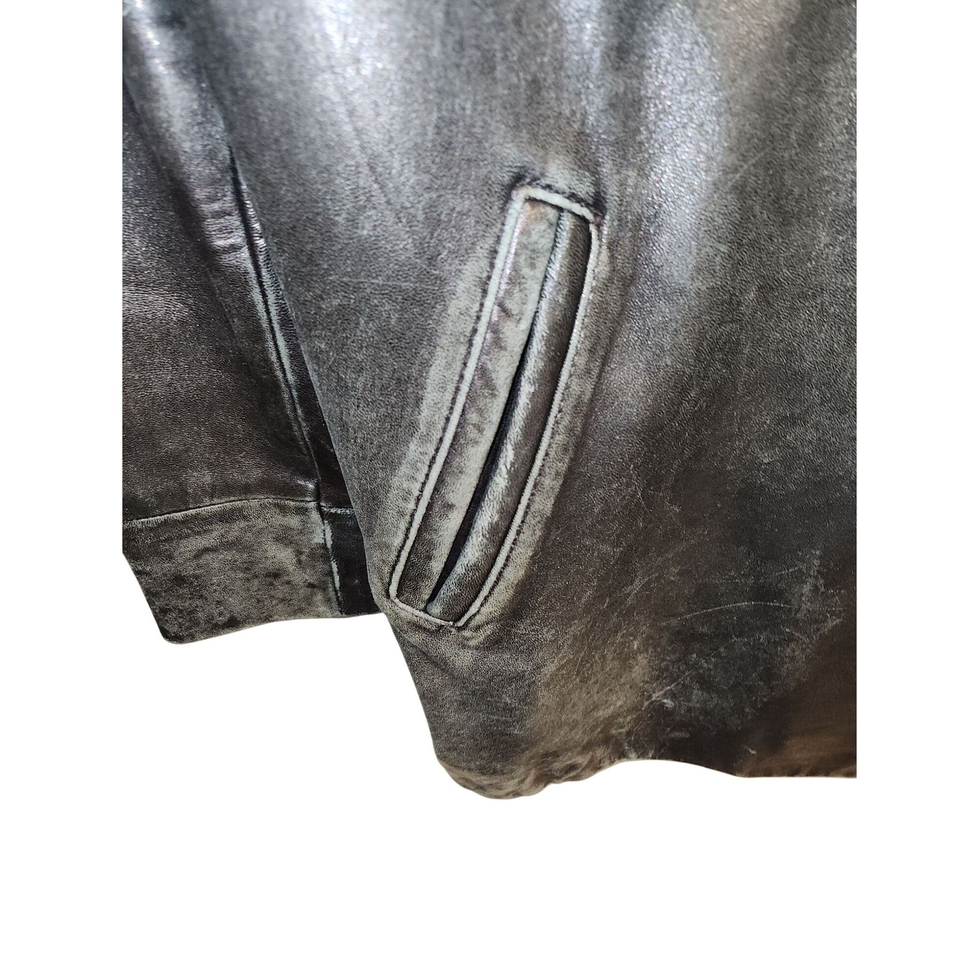 Vintage Field Gear Genuine Leather Coat Vtg Black Adult M Removable Size US M / EU 48-50 / 2 - 8 Thumbnail