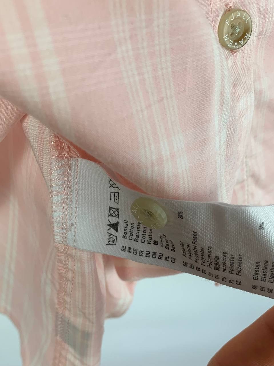Fjallraven Fjallraven button ups light pink cotton L Size L / US 10 / IT 46 - 9 Thumbnail
