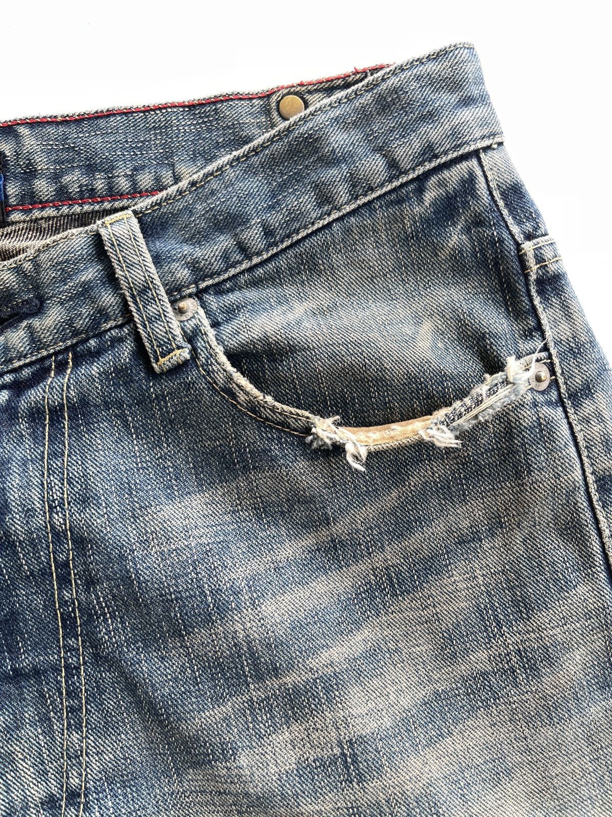Paul Smith R.newbold H04z Patchwork Denim Size US 31 - 10 Thumbnail