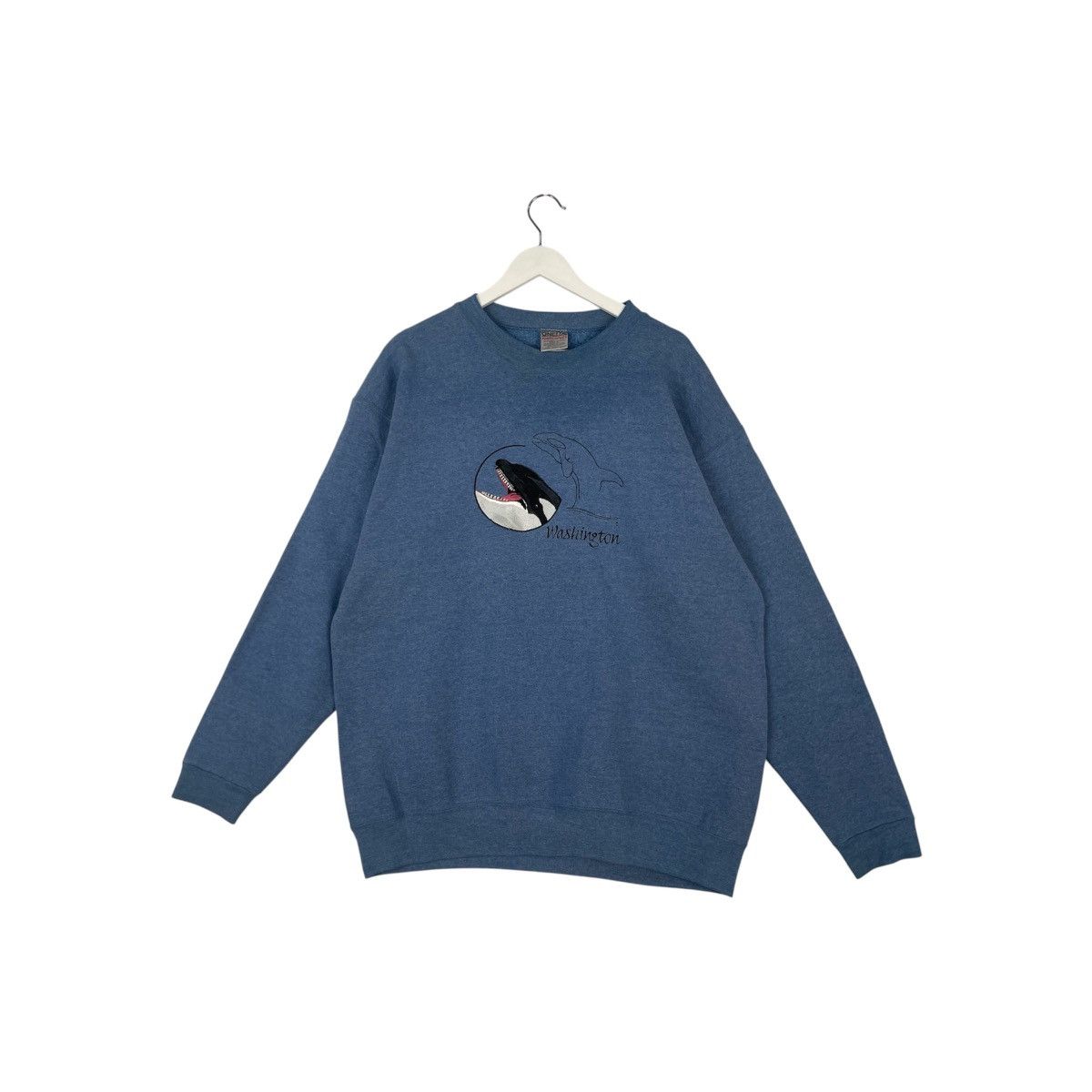 Designer × Vintage 90s vintage hoodies Washington - Size US L / EU 52-54 / 3 - 1 Thumbnail