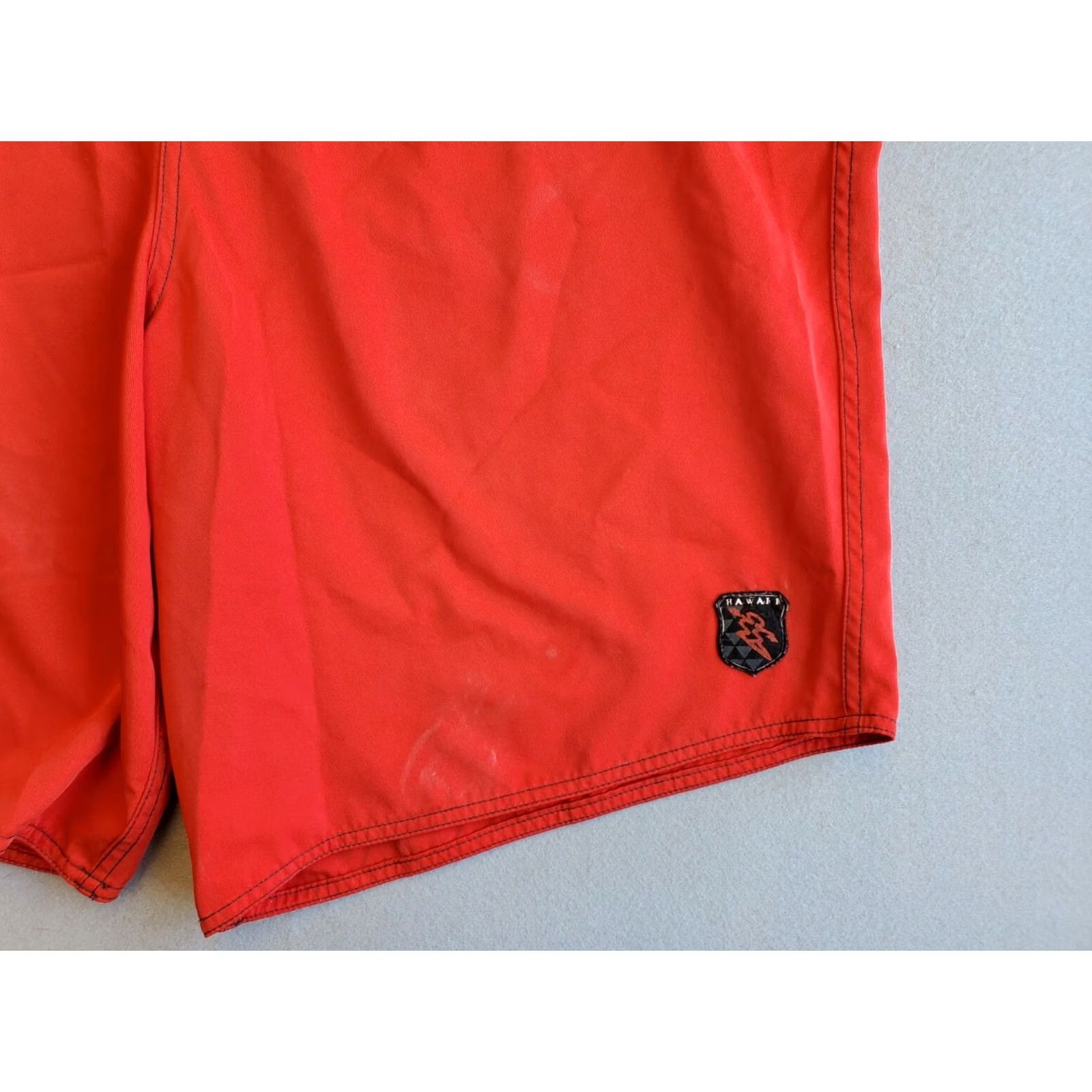 Vintage Da Hui Red Flat Front Beach Surf Casual Board Shorts Swim Trunks Mens 42 Size US 42 / EU 58 - 4 Thumbnail