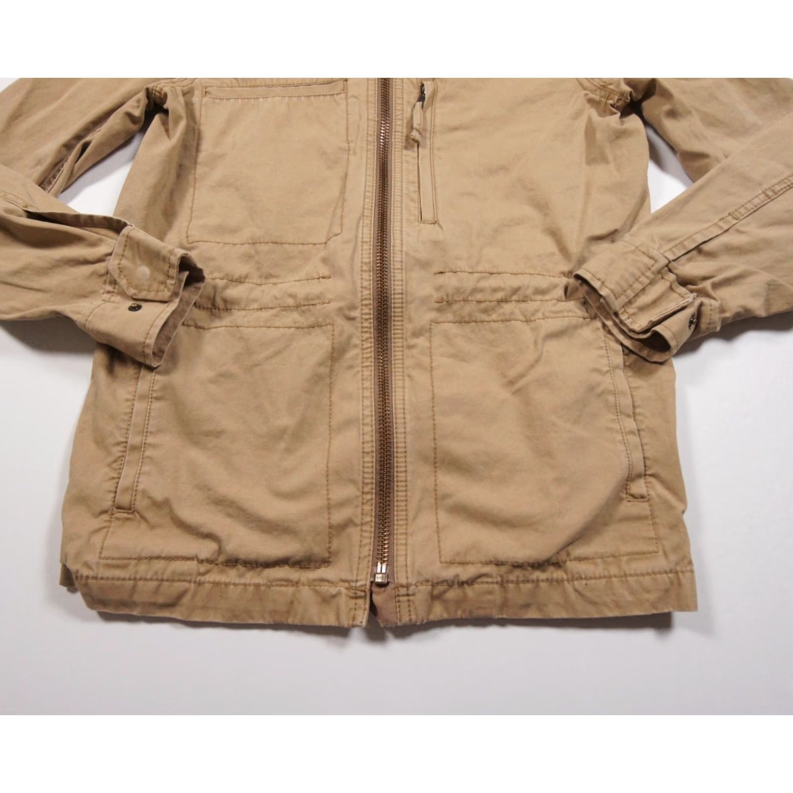 Madewell VINTAGE Madewell Jacket Women’s Medium Cotton Outdoor Casual Military Zip Down Fall Spring SummerWinter Size M / US 6-8 / IT 42-44 - 3 Thumbnail