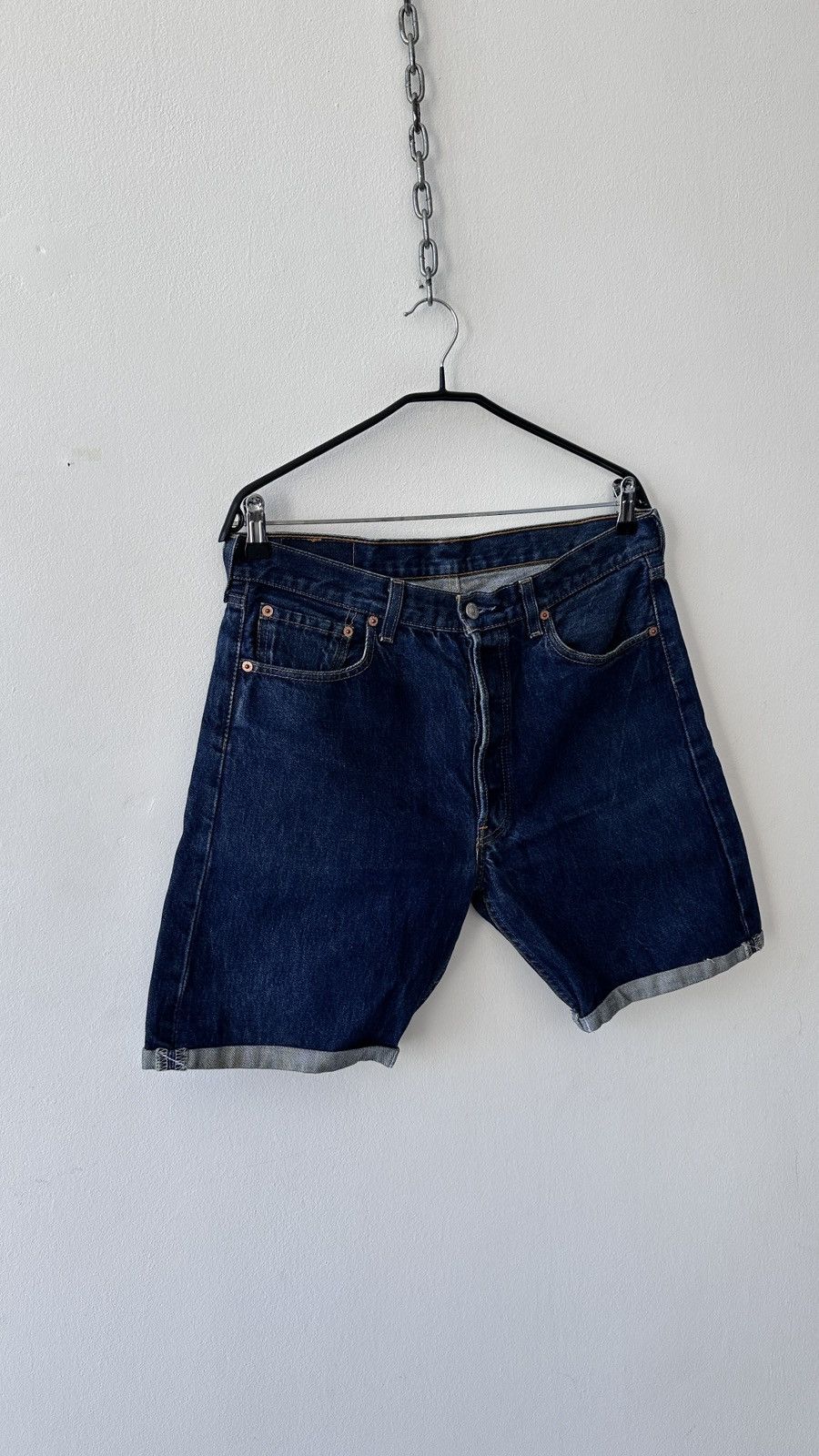 Levi's Levi’s 501 Denim Shorts W34 Made in Australia Blue Jeans Size US 34 / EU 50 - 2 Thumbnail