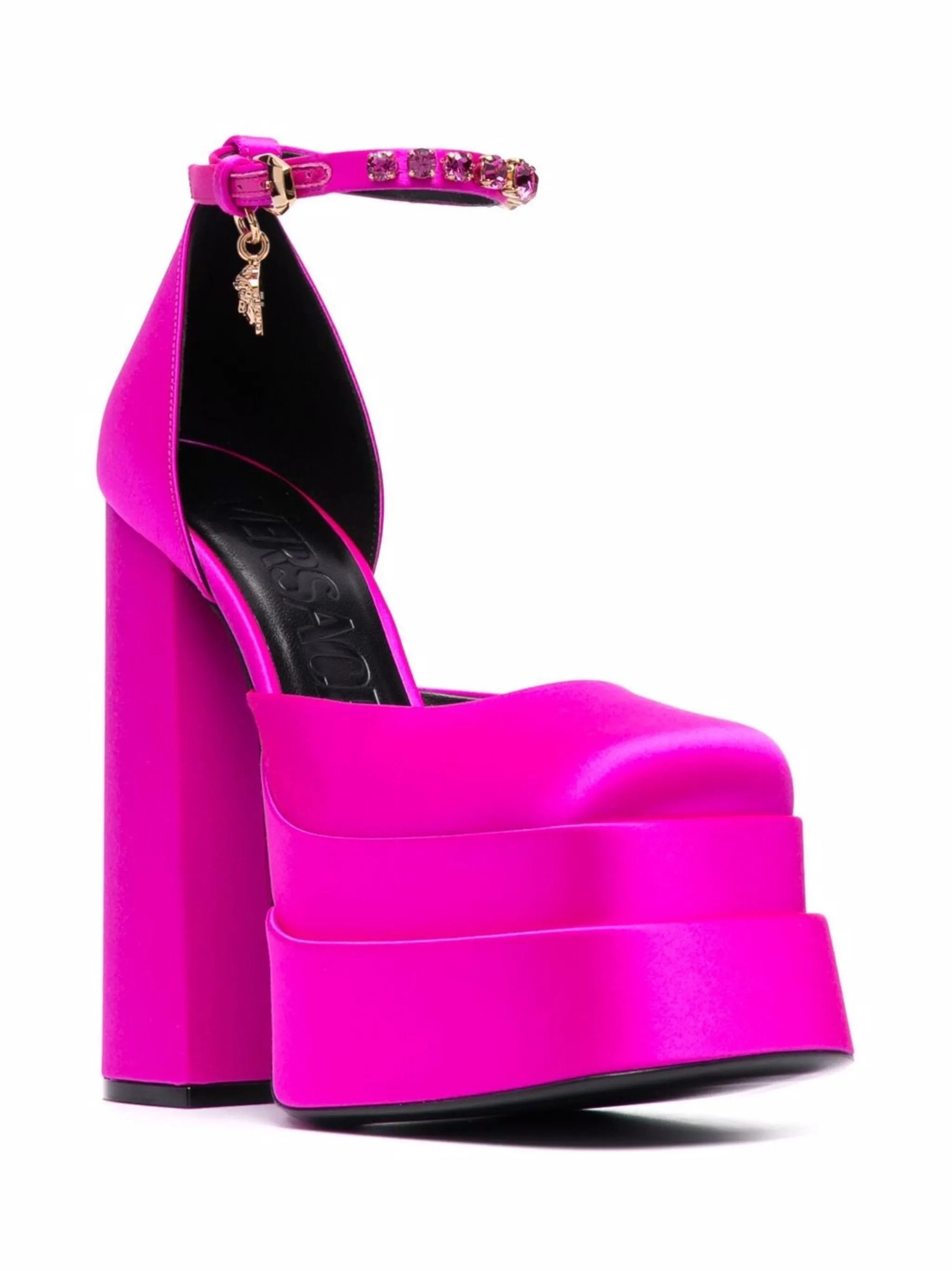 Versace o1y0226 Pumps in Fuchsia Size US 9 / IT 39 - 2 Thumbnail