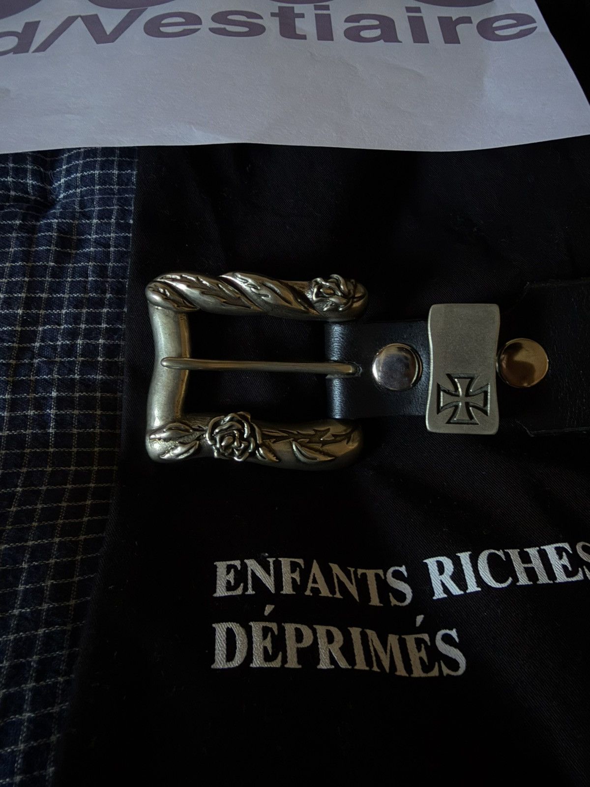 Enfants Riches Deprimes ERD STUD BELT BLACK Size 32 - 2 Thumbnail