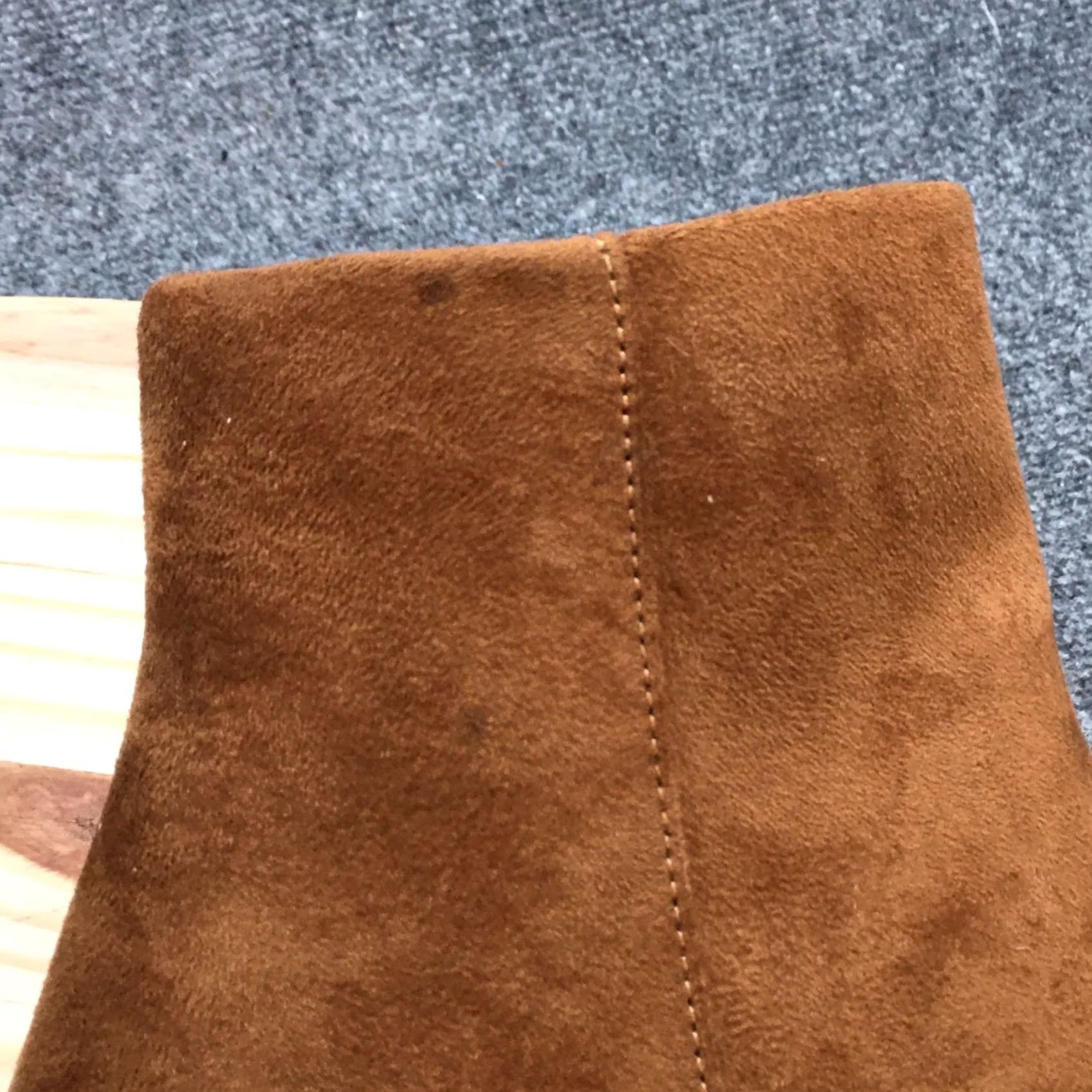 Vintage Universal Thread Boots Womens 7 Ankle Bootie Brown Side Zip Pointed Toe Stiletto Boots Size US 7 / IT 37 - 3 Thumbnail