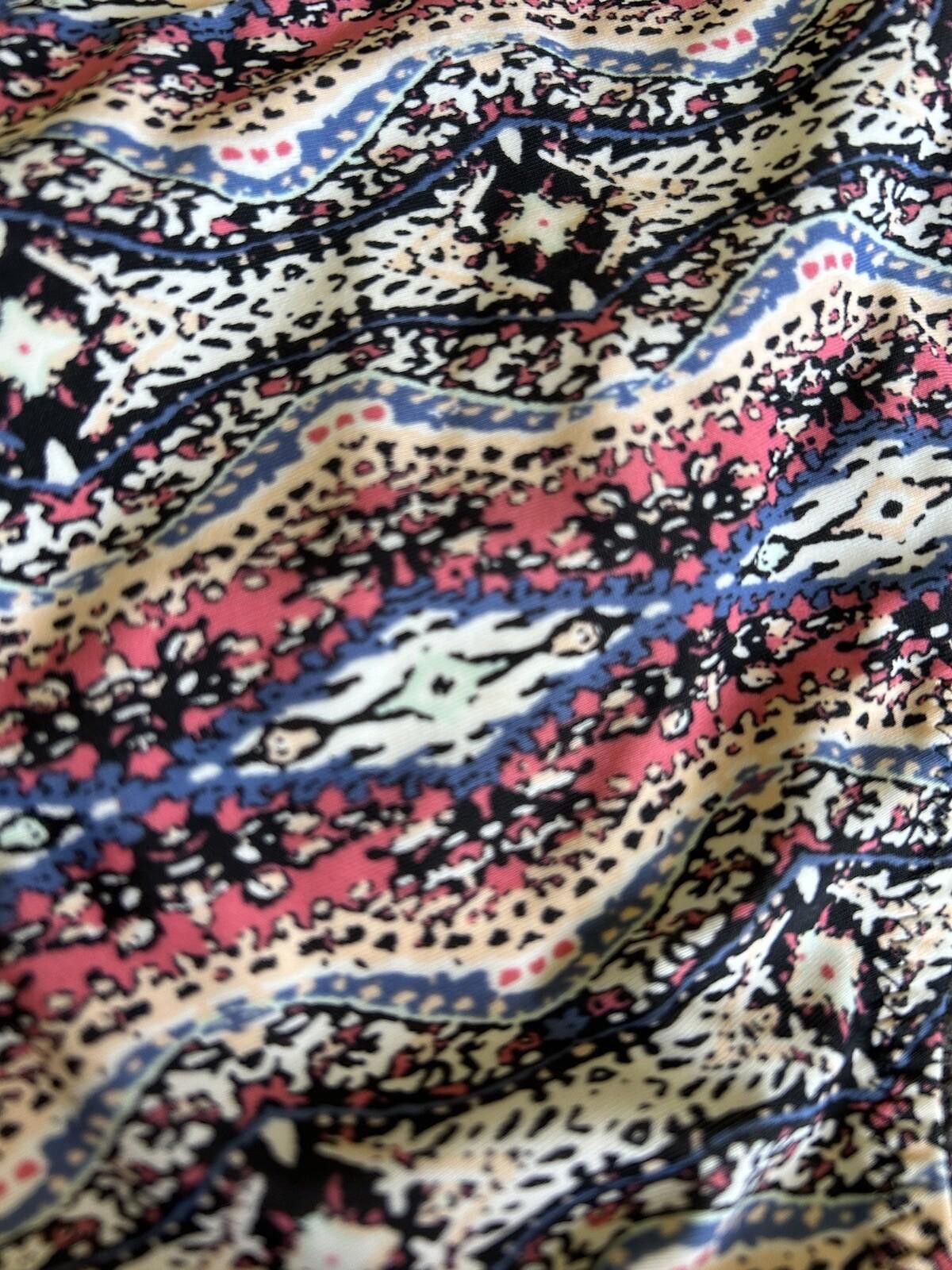 Volcom Volcom Black Multi Print Full Bikini Bottom NEW- Sz L (004) Size ONE SIZE - 7 Thumbnail
