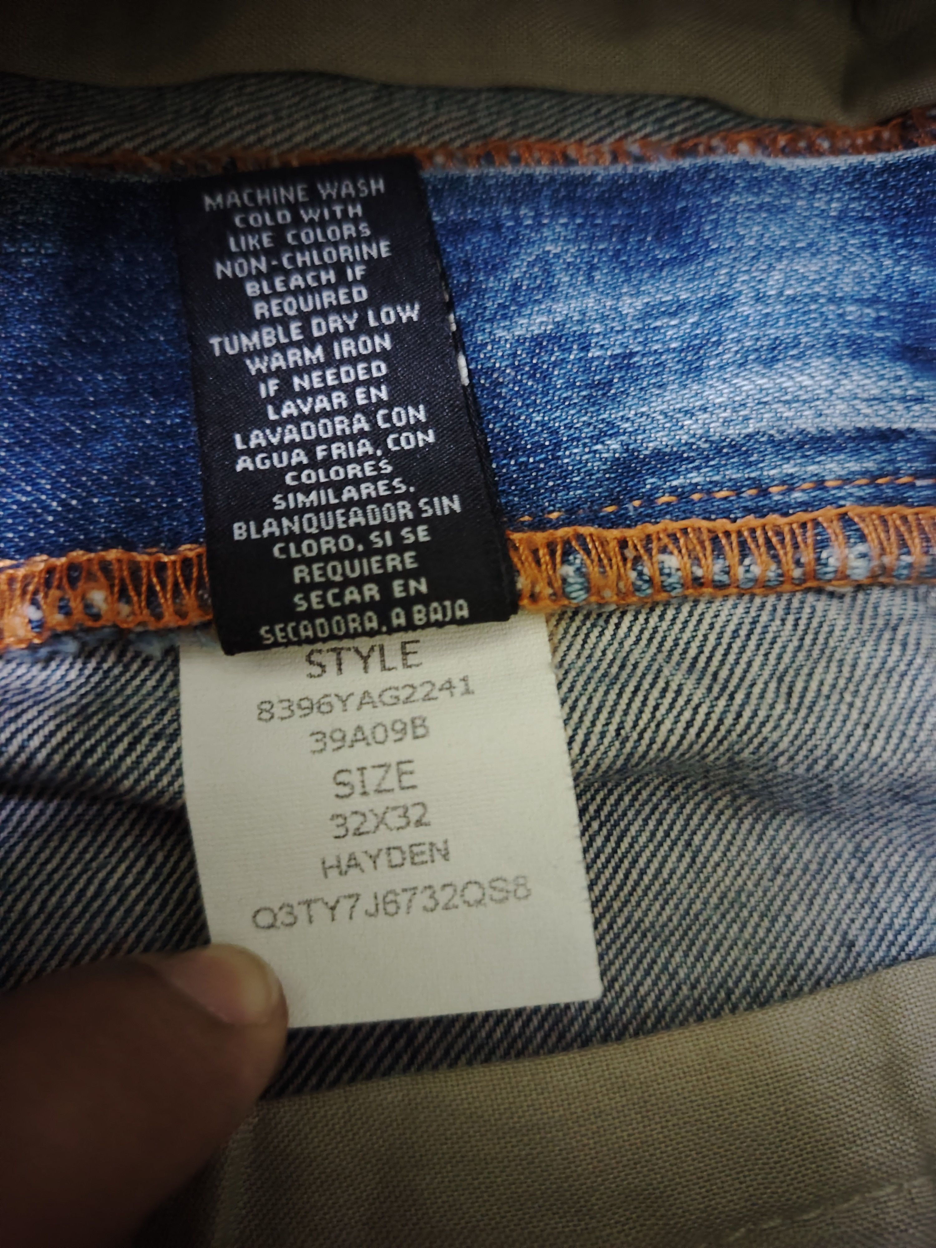 Polo Ralph Lauren Vtg Polo RRL Ralph Lauren Paint Splatter Denim Jeans Baggy Size US 32 / EU 48 - 10 Thumbnail