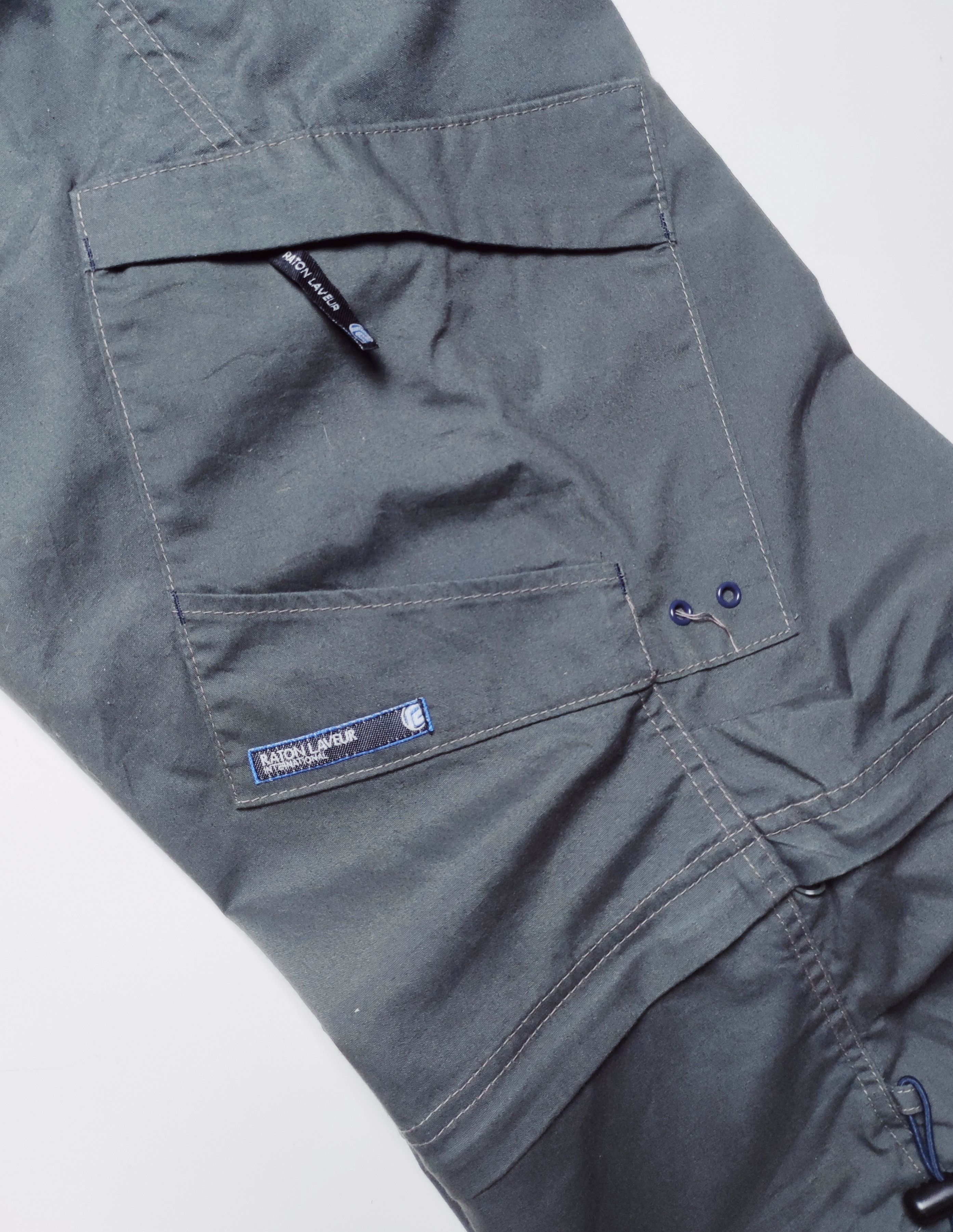 Japanese Brand Raton Laveur Baggy Multipocket Cargo 3/4 Skate Pants Size US 36 / EU 52 - 4 Thumbnail
