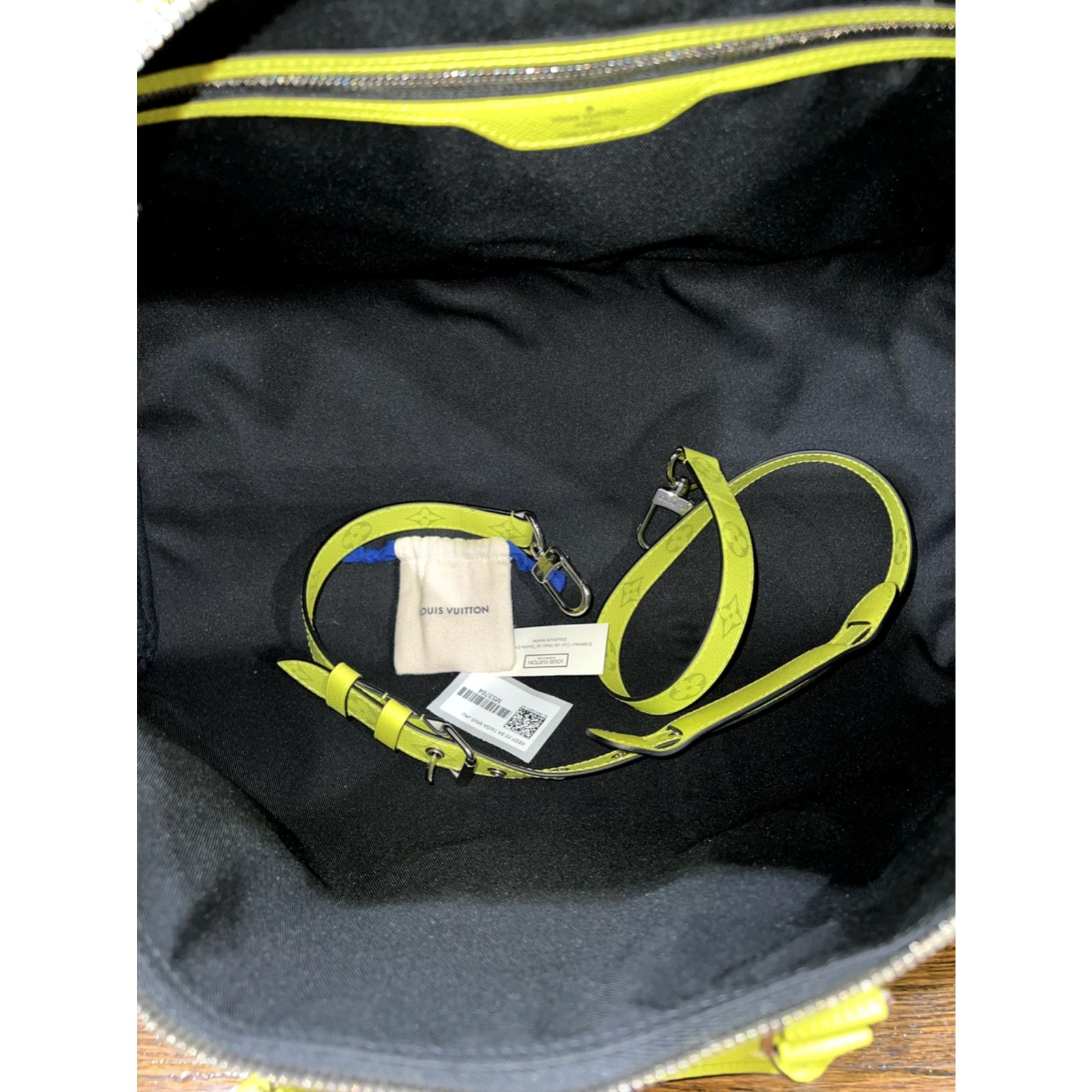 Louis Vuitton Louis Vuitton Keepall Bandouliere Taigarama Taiga Travel Bag Size ONE SIZE - 10 Thumbnail