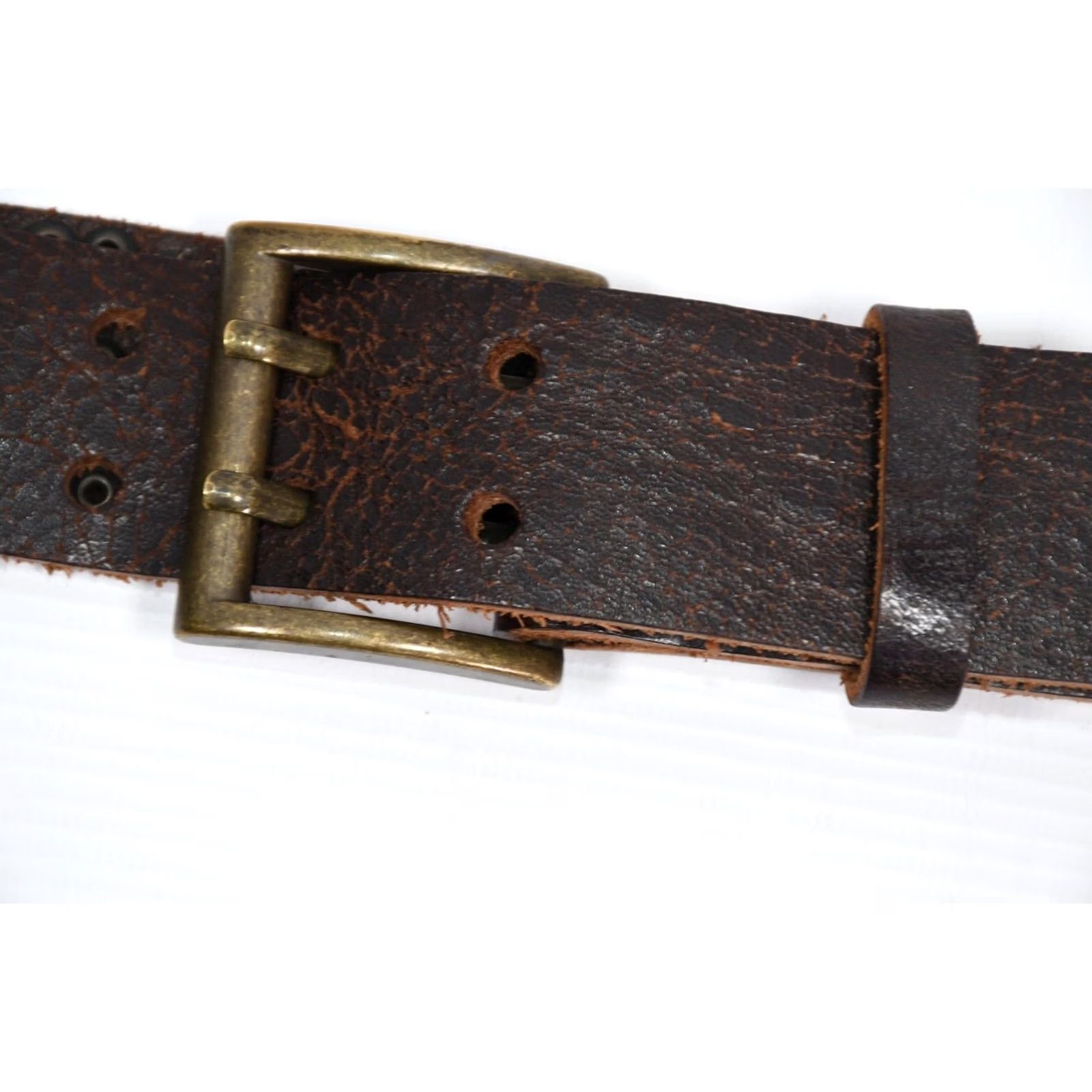Vintage Japan Rags Belt Men's Brown Leather Studded 95/38 Belt Regular Size Brown Leather Studded Vintage Not Specified Men Mens Size ONE SIZE - 5 Thumbnail