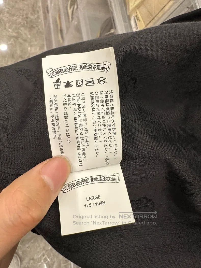 Chrome Hearts CHROME HEARTS Size L Silver nail Sanskrit washed canvas too Size US L / EU 52-54 / 3 - 9 Thumbnail