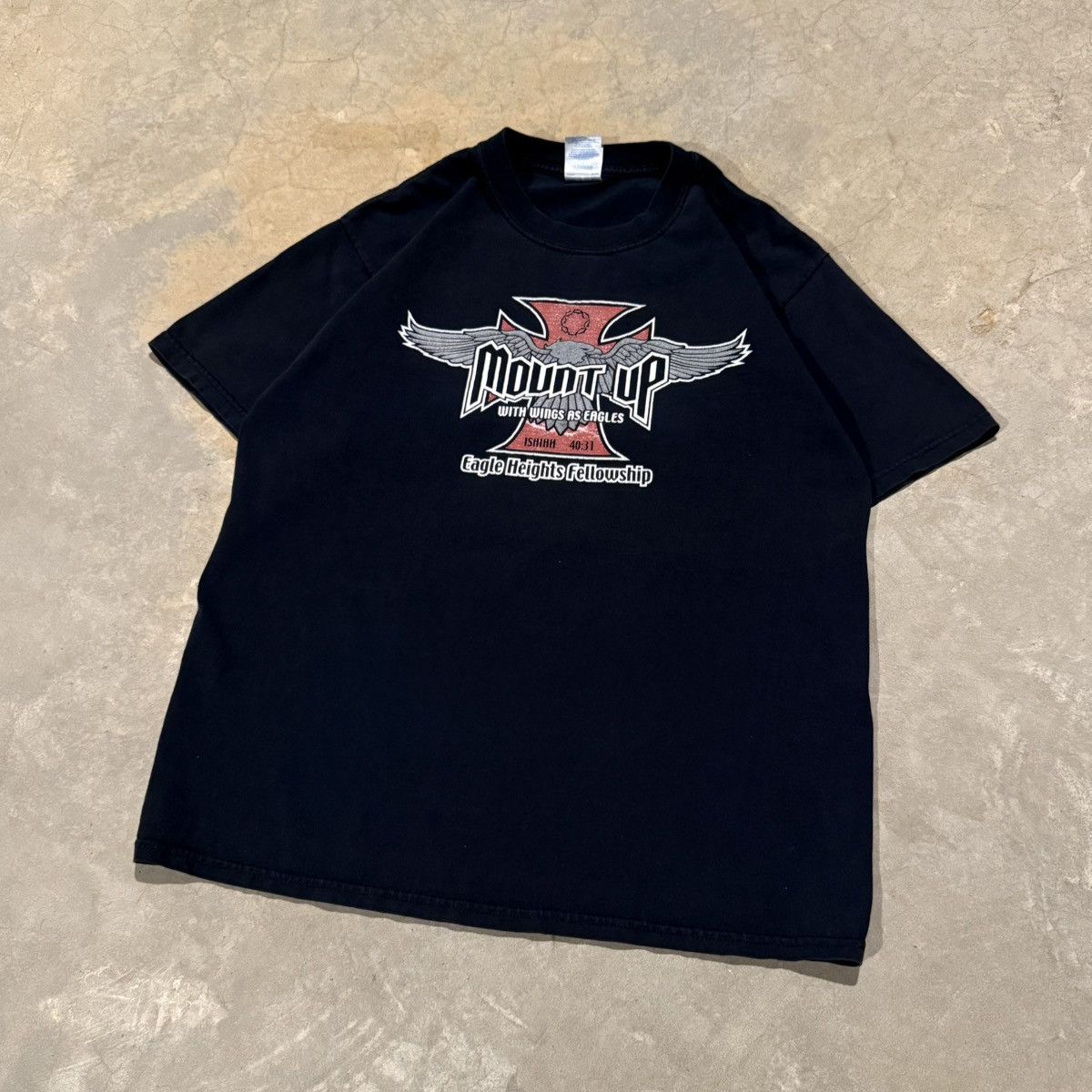 Vintage 2000s Jesus Eagle West Coast Choppers Faded Tee ERD Grunge Size US L / EU 52-54 / 3 - 2 Thumbnail